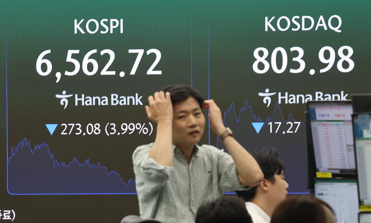 ‘기타법인 방어’에도 힘 빠진 코스피…4% 내려 6500선 마감[마켓시그널]
