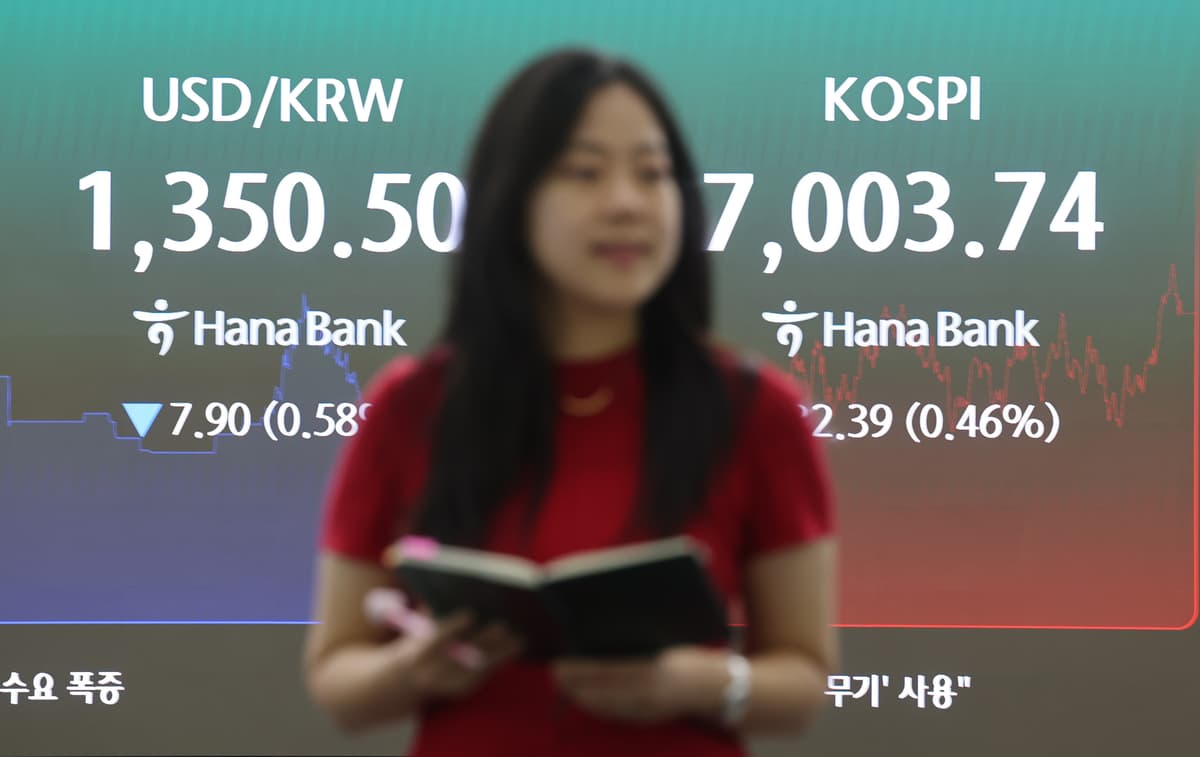 코스피 7000선, 8일 삼성전자 실적 하나에 걸렸습니다