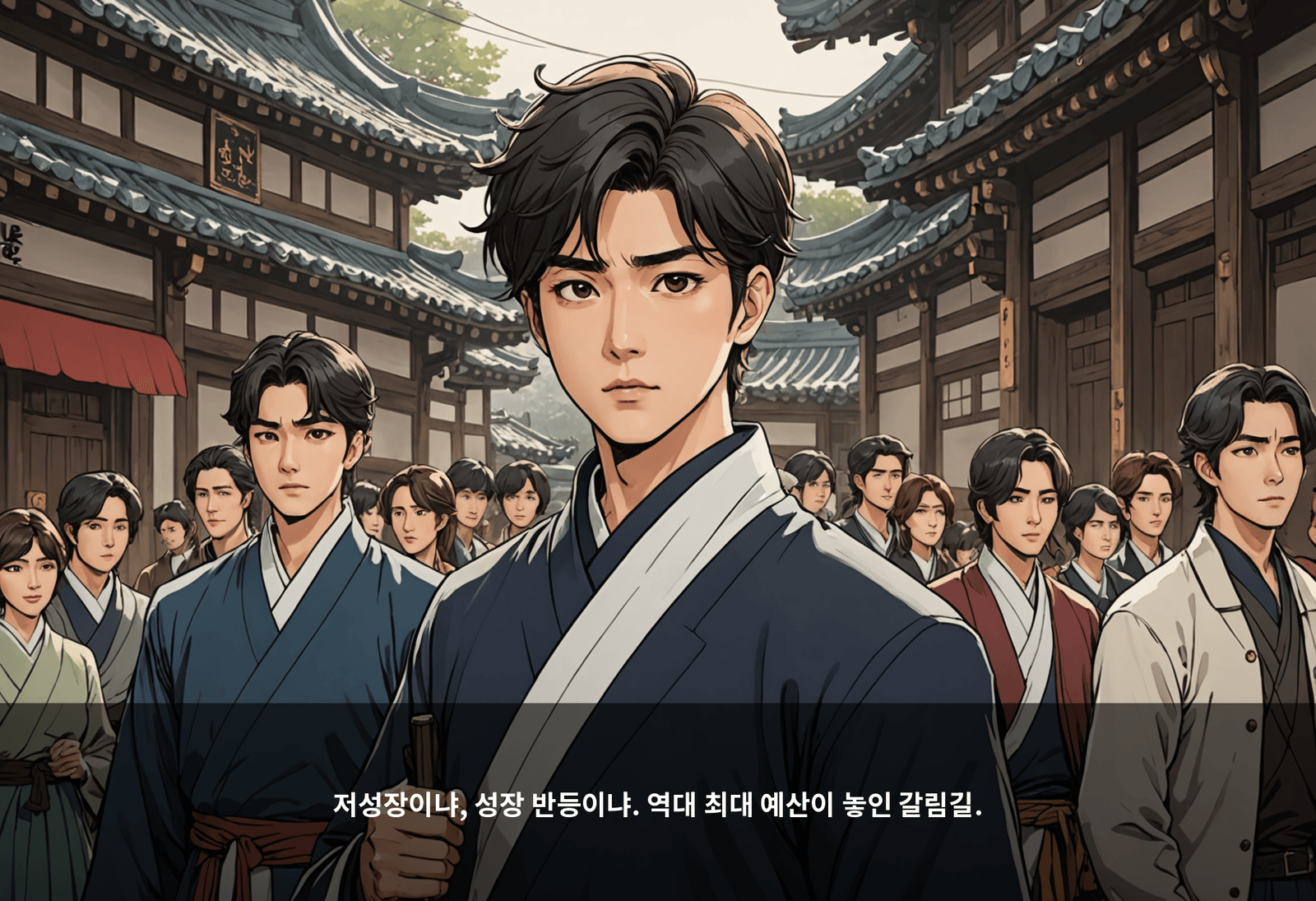 저성장이냐, 성장 반등이냐. 역대 최대 예산이 놓인 갈림길.