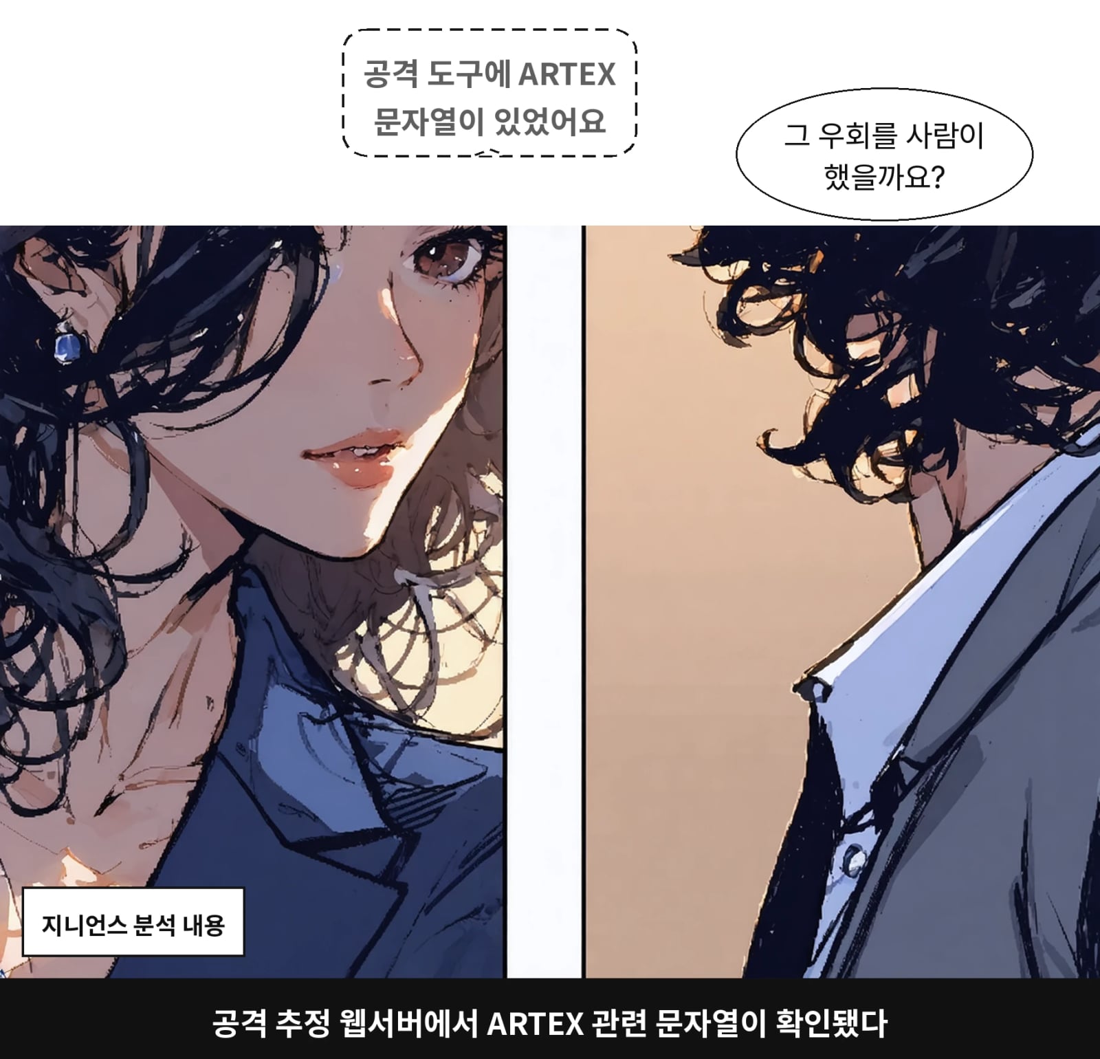 공격 추정 웹서버에서 ARTEX 관련 문자열이 확인됐다