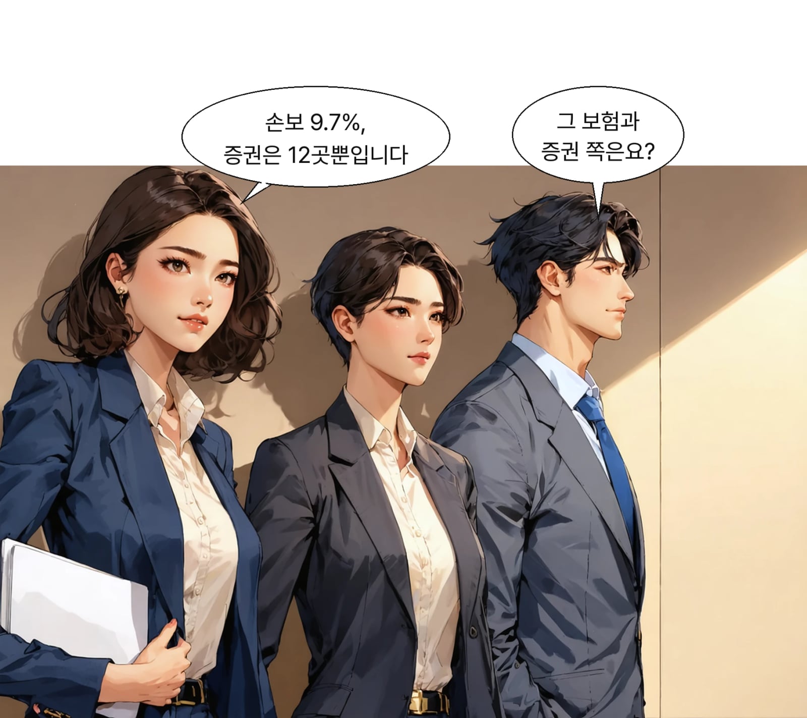 생보 18.2%, 손보 9.7%, 증권은 12곳(20%)이다