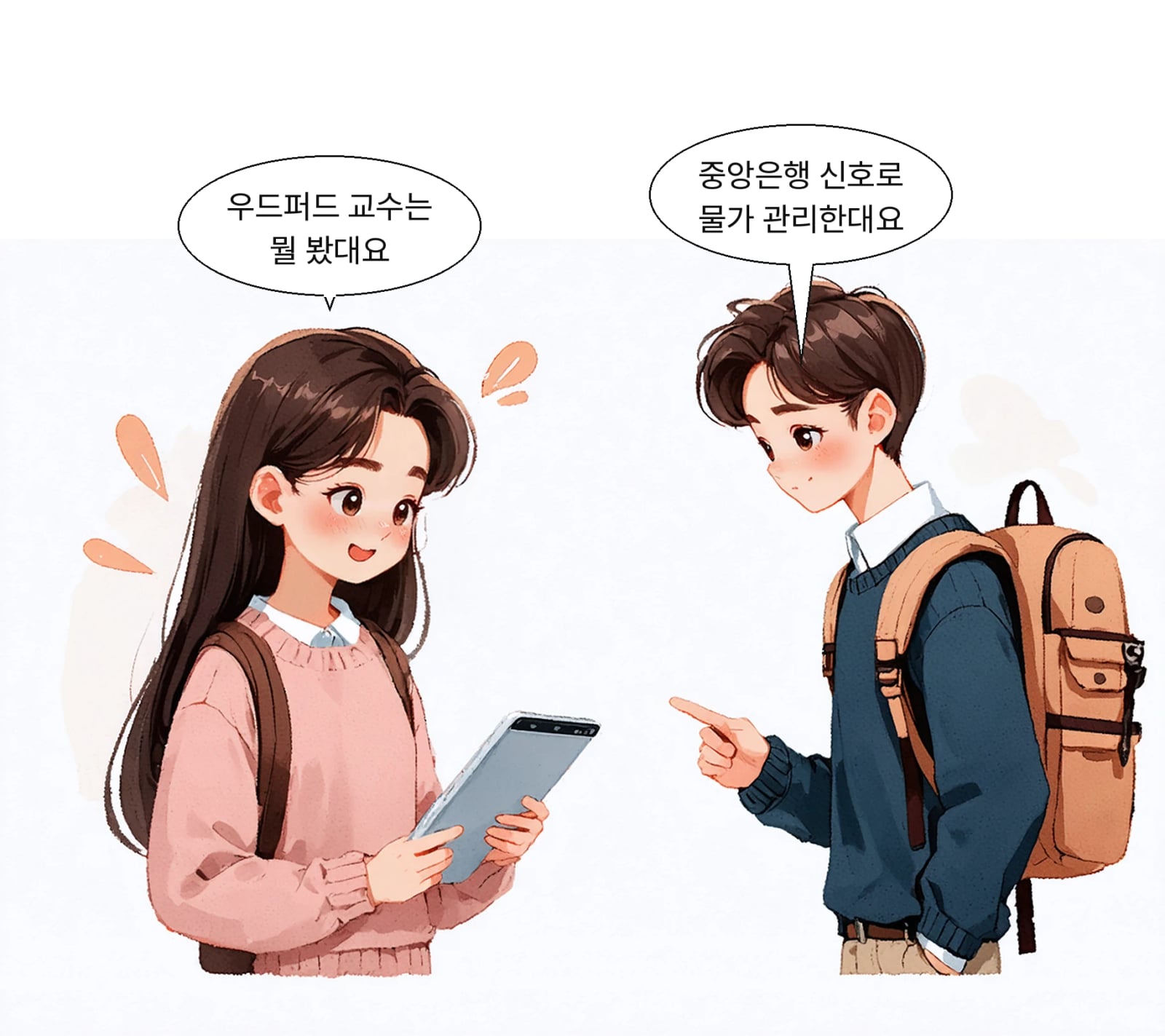 우드퍼드 교수는 통화정책 신호가 기대와 물가에 미치는 영향을 설명했다