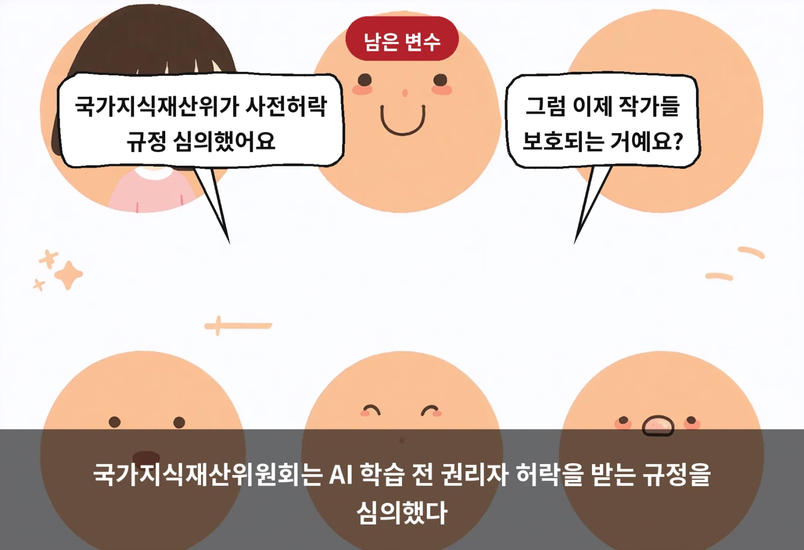국가지식재산위원회는 AI 학습 전 권리자 허락을 받는 규정을 심의했다