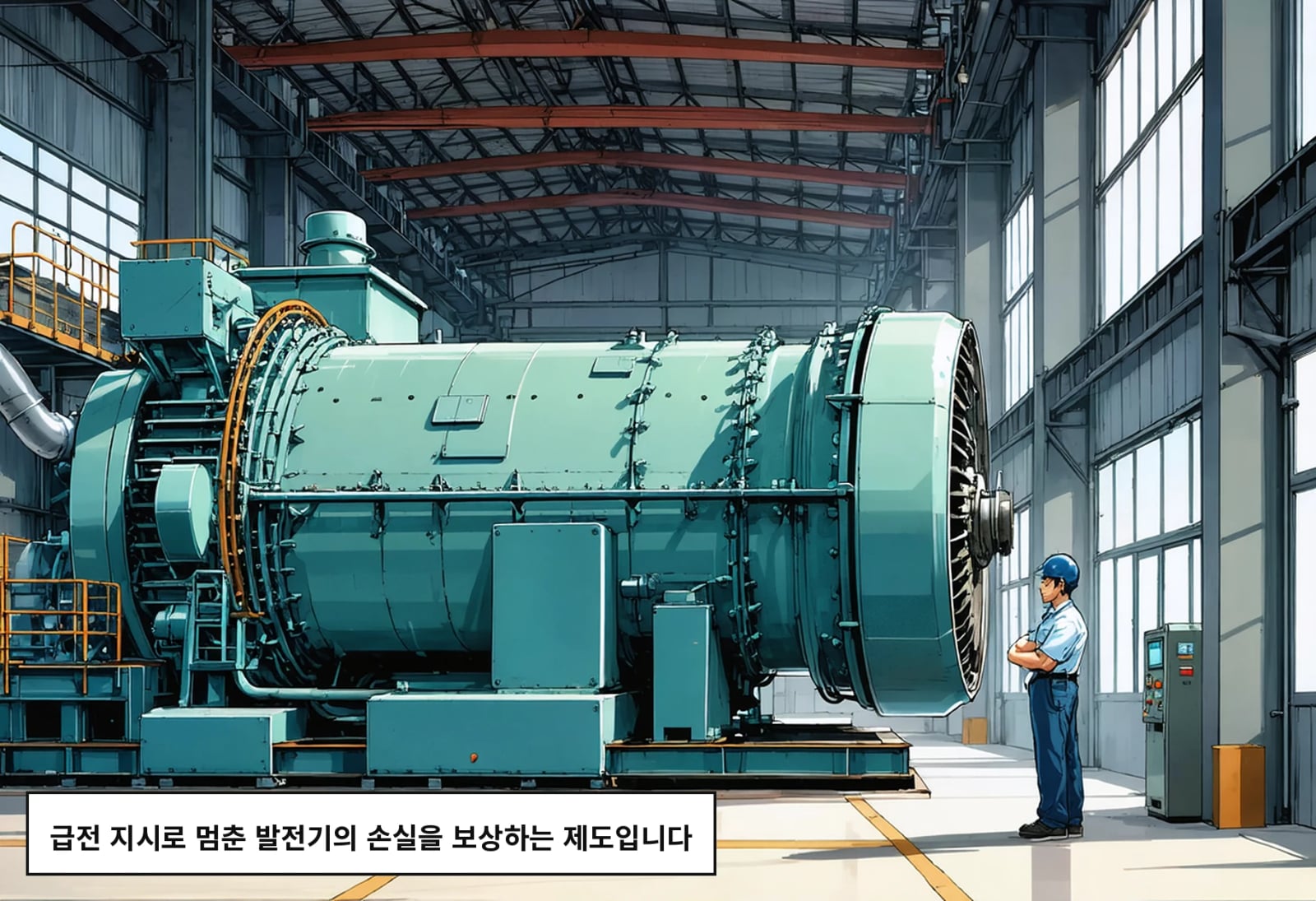 급전 지시로 멈춘 발전기의 손실을 보상하는 제도입니다