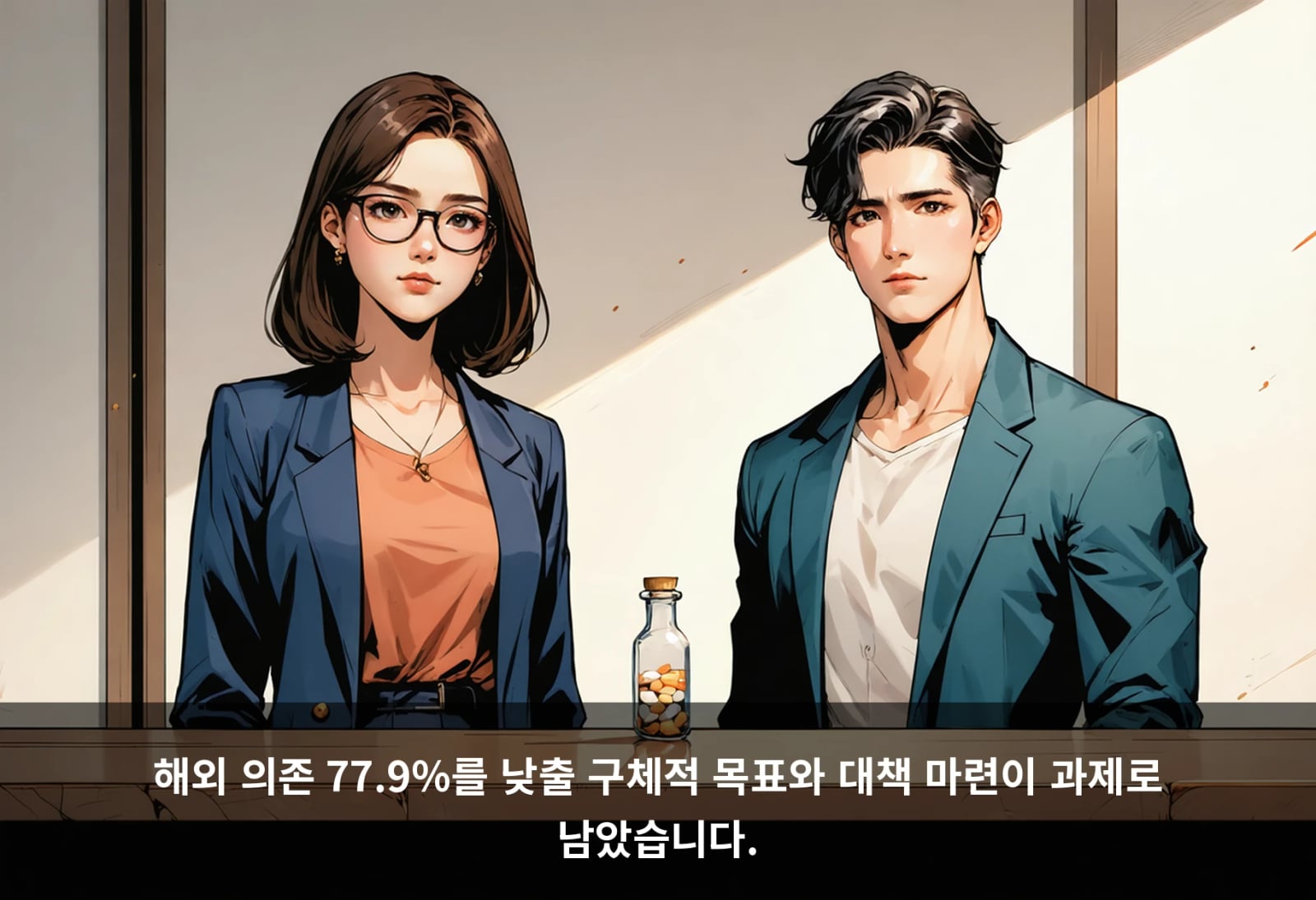 해외 의존 77.9%를 낮출 구체적 목표와 대책 마련이 과제로 남았습니다.