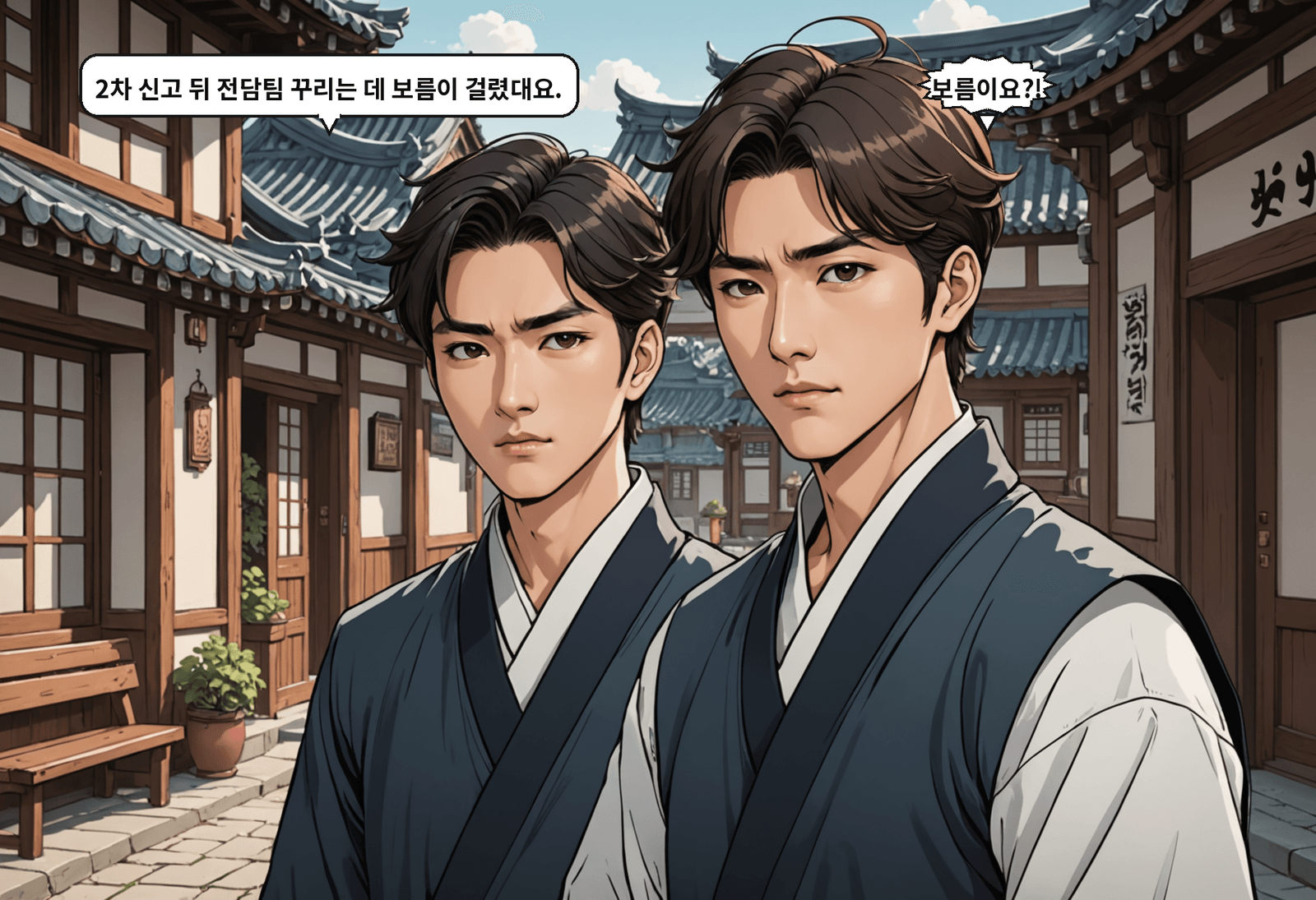 A: 2차 신고 뒤 전담팀 꾸리는 데 보름이 걸렸대요. B: 보름이요?!