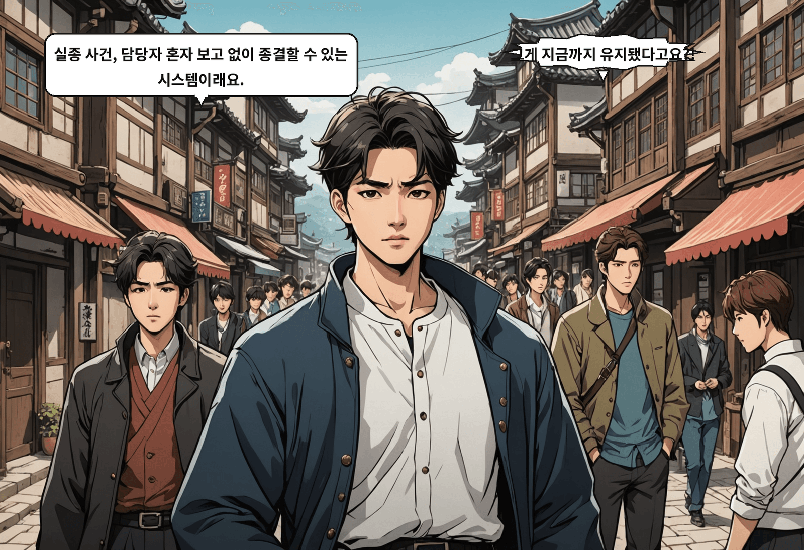 A: 실종 사건, 담당자 혼자 보고 없이 종결할 수 있는 시스템이래요. B: 그게 지금까지 유지됐다고요?!