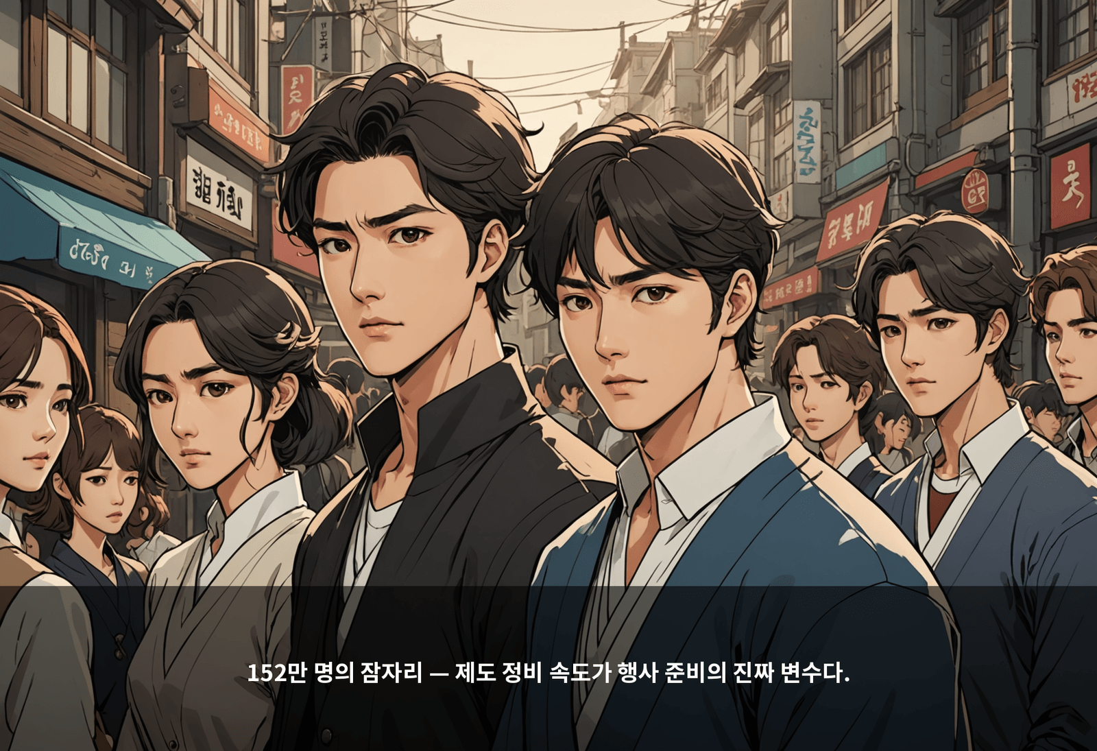 152만 명의 잠자리 — 제도 정비 속도가 행사 준비의 진짜 변수다.
