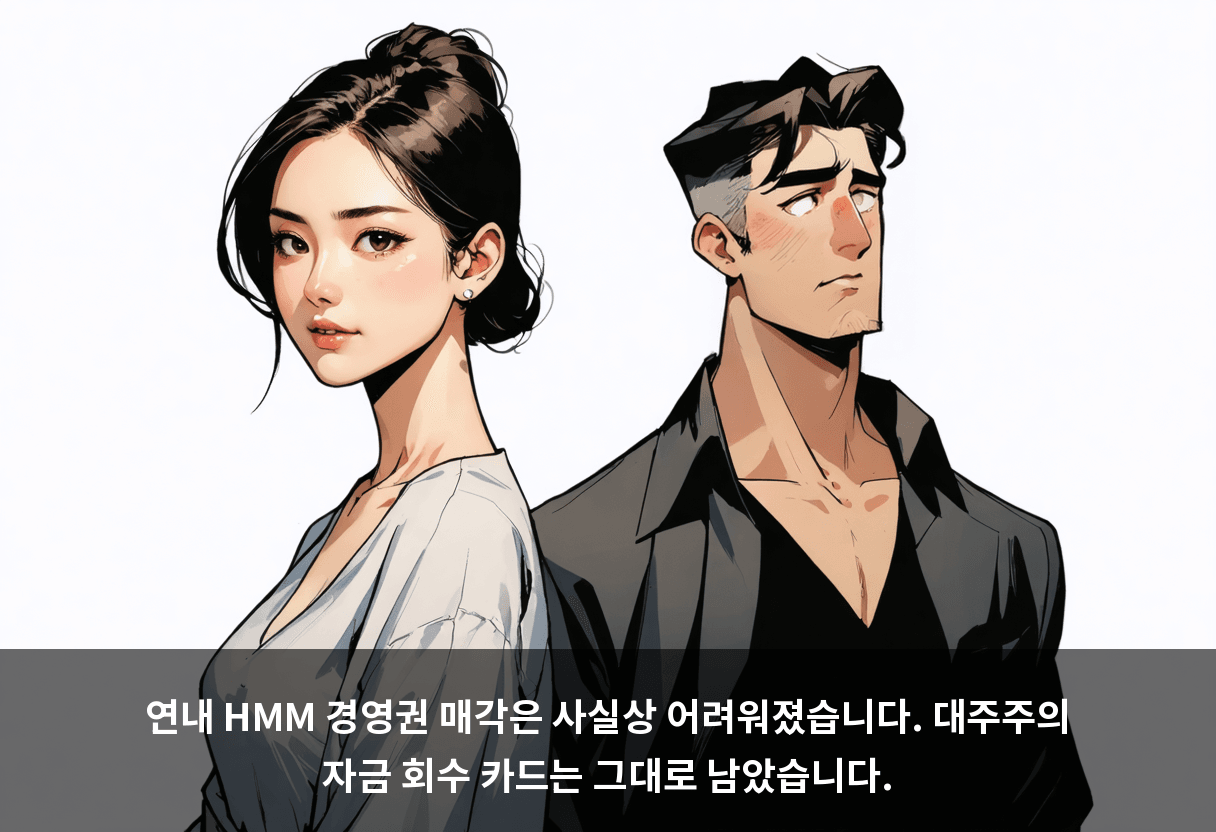 HMM은 올 5월 본사를 부산으로 옮기는 정관 개정을 통과시켰습니다. 그런데 연내 경영권 매각은 사실상 어려워졌습니다.