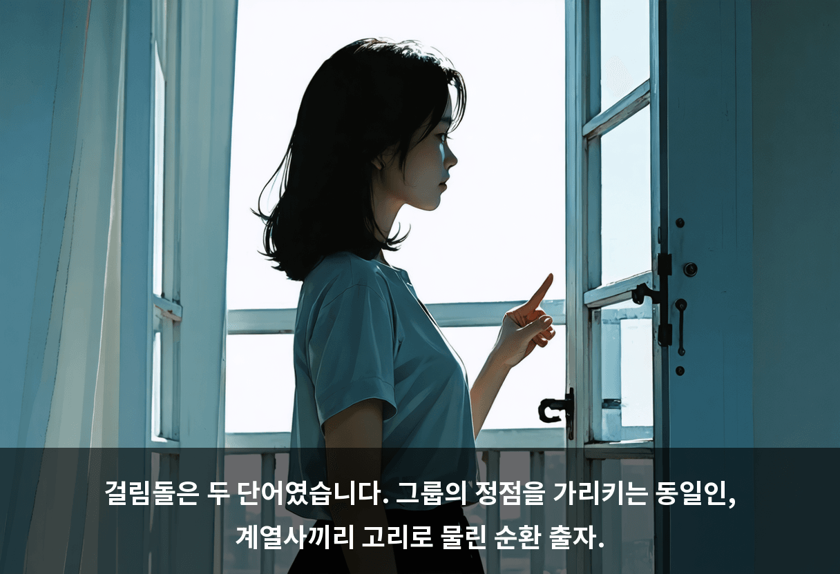 걸림돌은 두 단어였습니다. 그룹의 정점을 가리키는 동일인, 계열사끼리 고리로 물린 순환 출자.