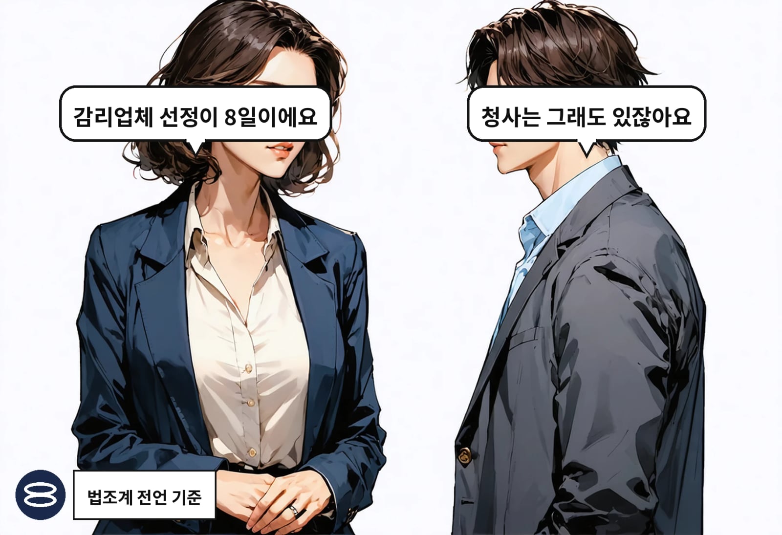 B: 청사는 그래도 있잖아요 A: 감리업체 선정이 8일이에요