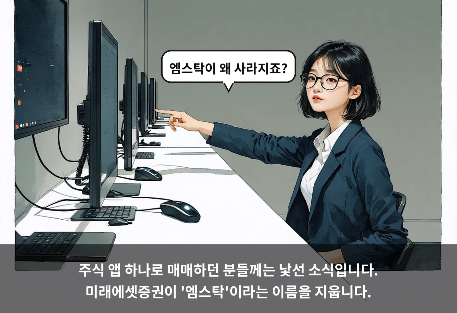 주식 앱 하나로 매매하던 분들께는 낯선 소식입니다. 미래에셋증권이 '엠스탁'이라는 이름을 지웁니다.