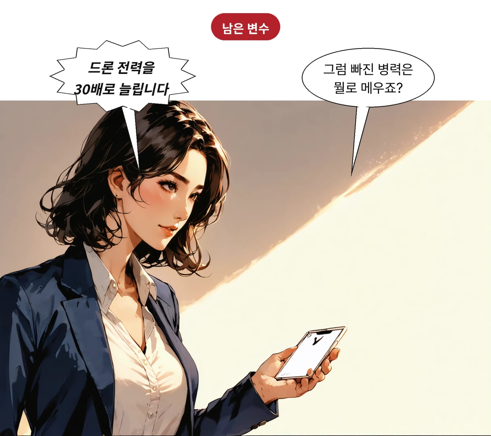 드론·무인기 전력을 30배로 늘리고 올해 안 대통령 재가로 확정할 방침이다
