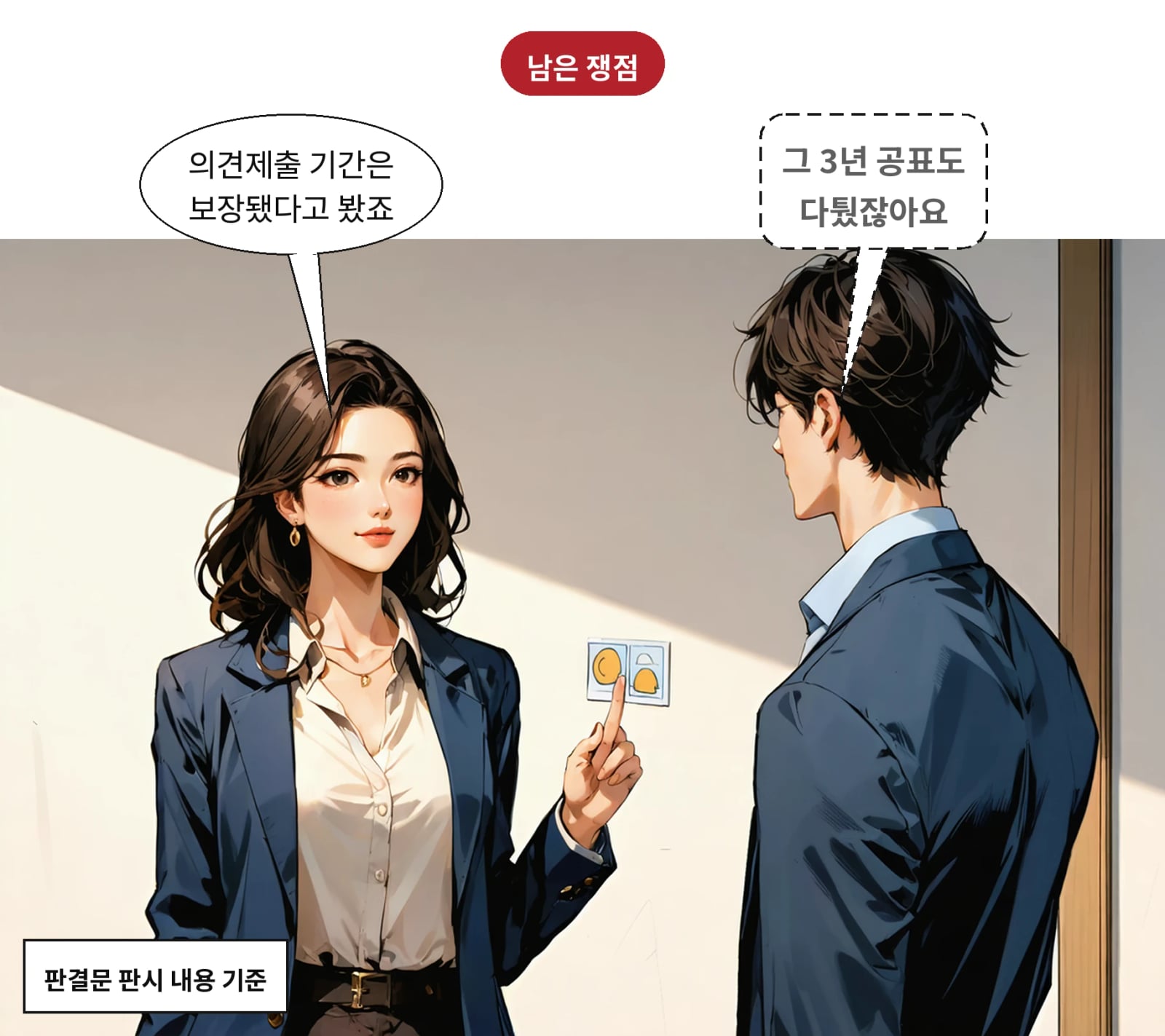 재판부는 대리인 의견제출로 기간이 실질 보장됐다고 판단했다