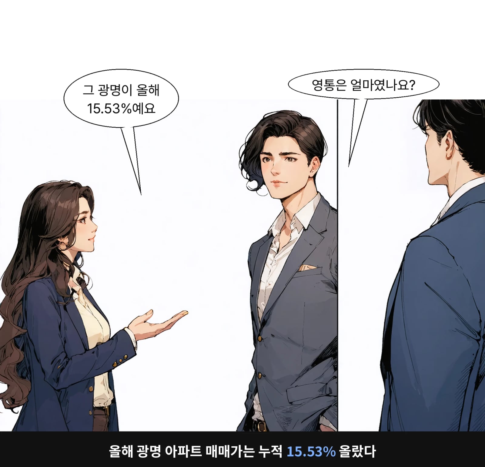 올해 광명 아파트 매매가는 누적 15.53% 올랐다