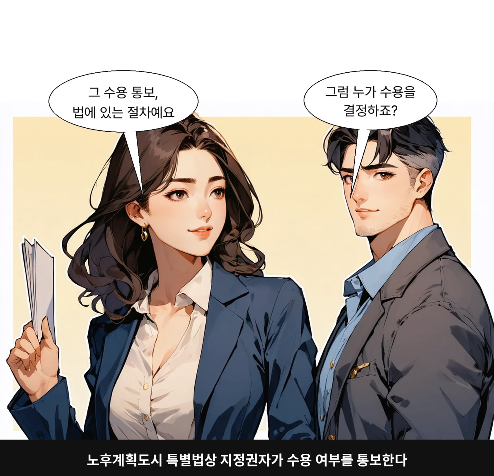 노후계획도시 특별법상 지정권자가 수용 여부를 통보한다
