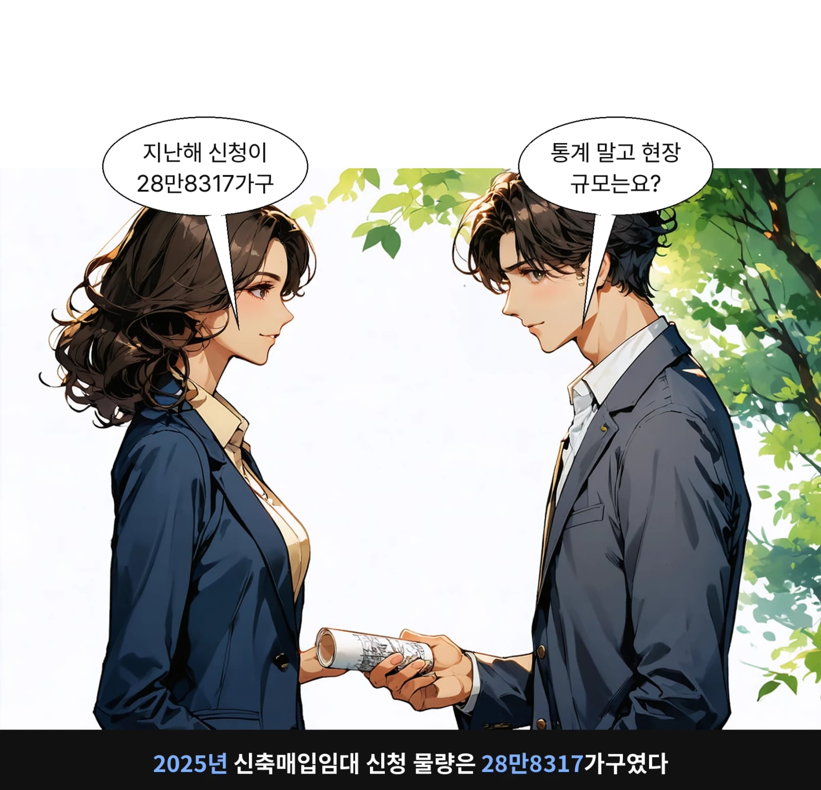 2025년 신축매입임대 신청 물량은 28만8317가구였다