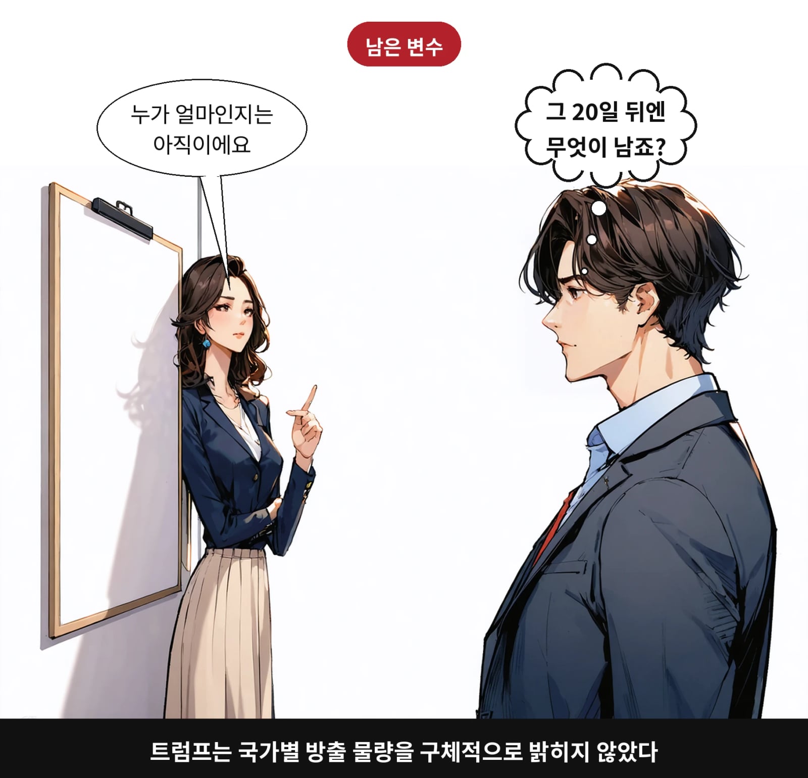 트럼프는 국가별 방출 물량을 구체적으로 밝히지 않았다