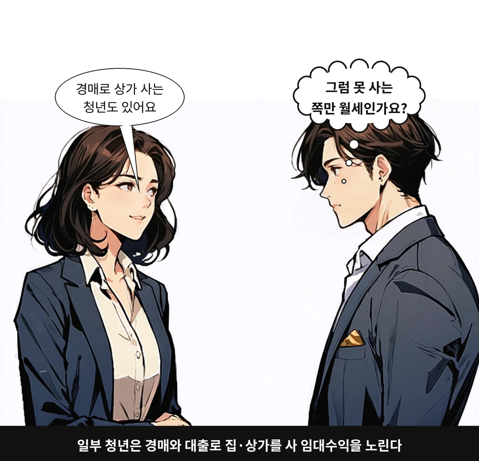 일부 청년은 경매와 대출로 집·상가를 사 임대수익을 노린다