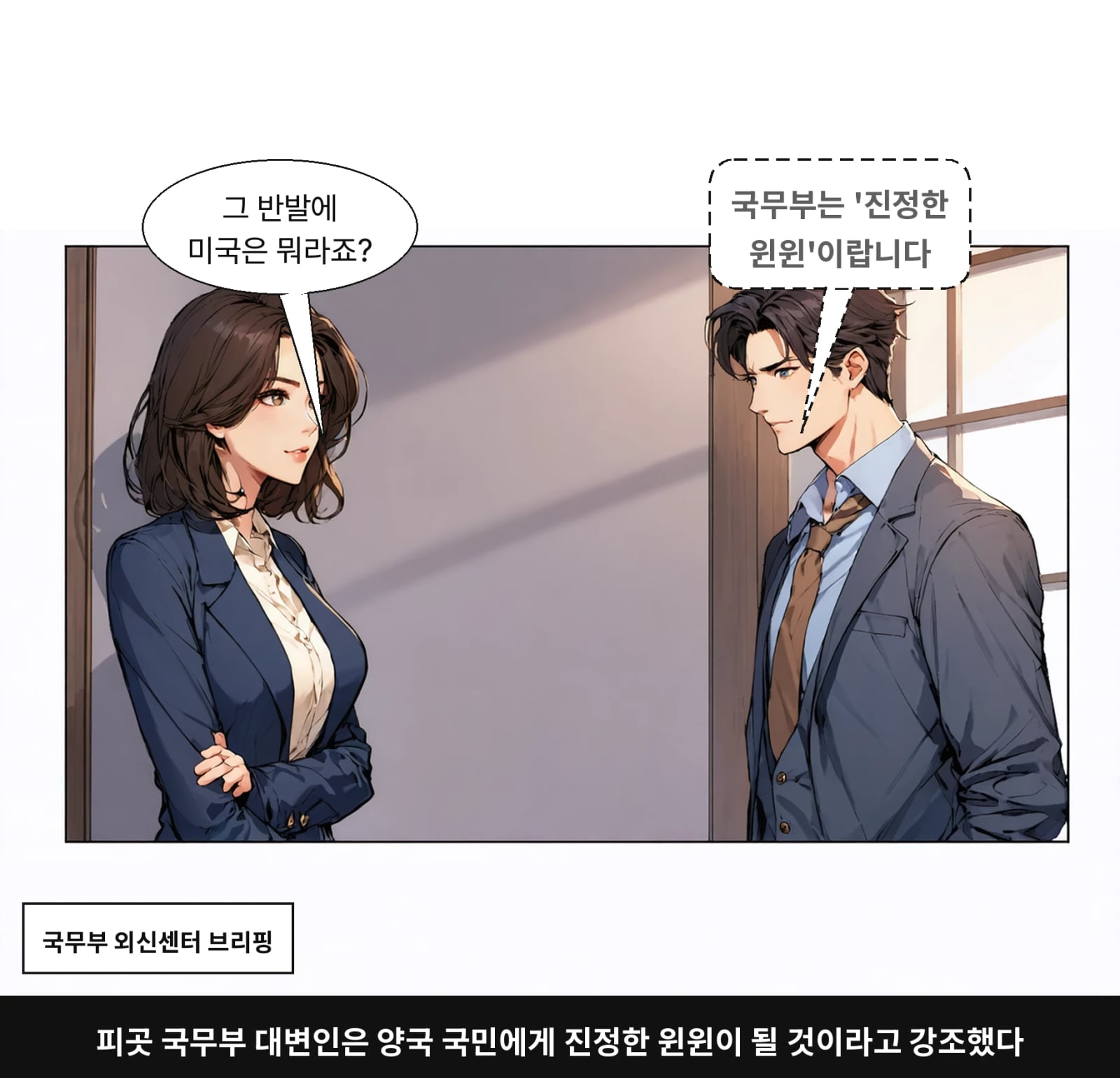 피곳 국무부 대변인은 양국 국민에게 진정한 윈윈이 될 것이라고 강조했다