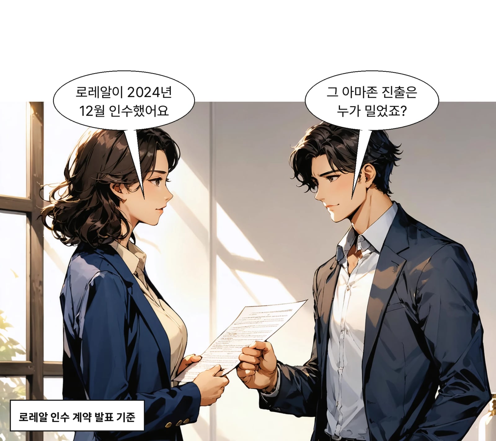 로레알은 2024년 12월 고운세상코스메틱 인수 계약을 체결했다