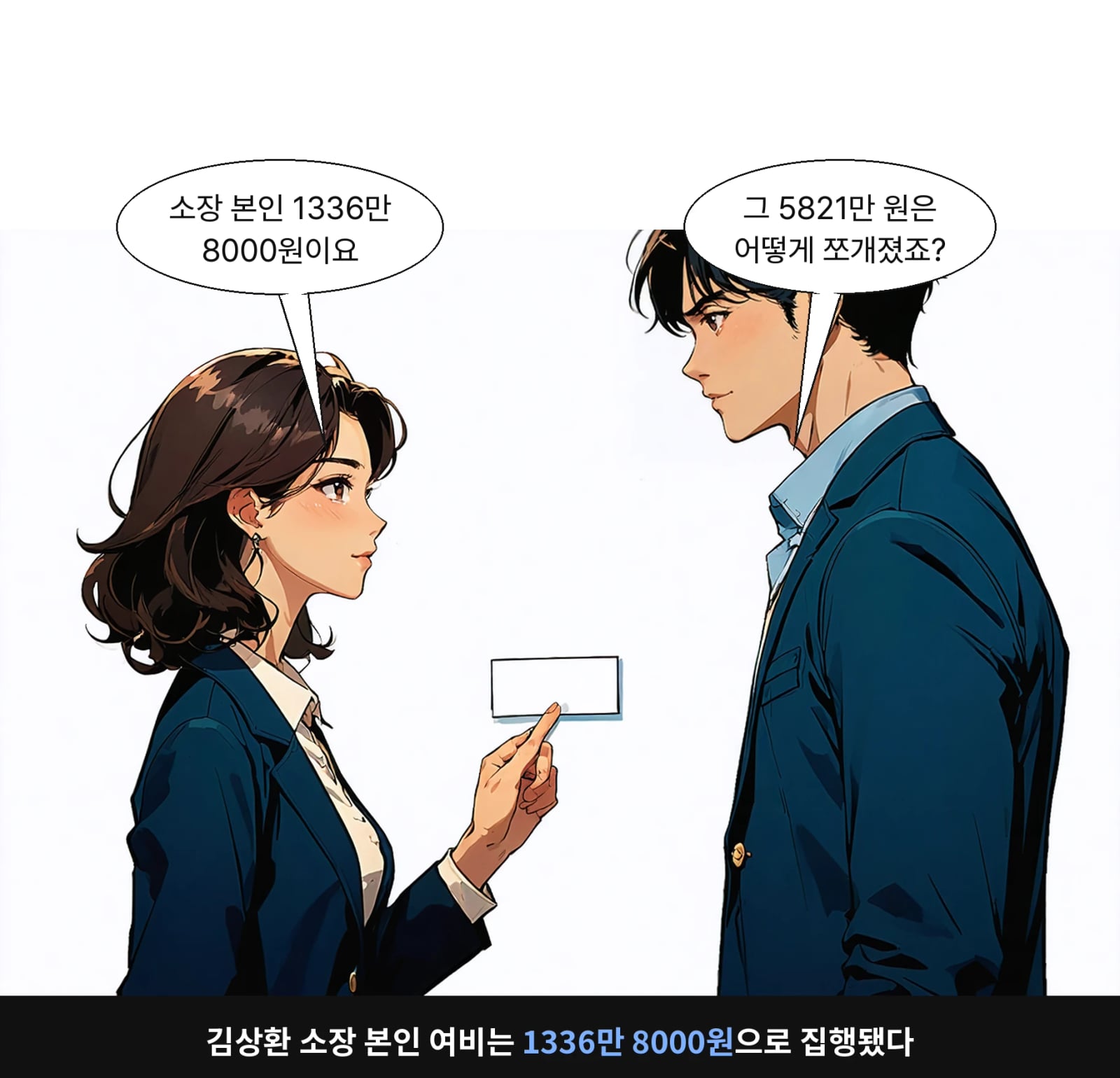 김상환 소장 본인 여비는 1336만 8000원으로 집행됐다
