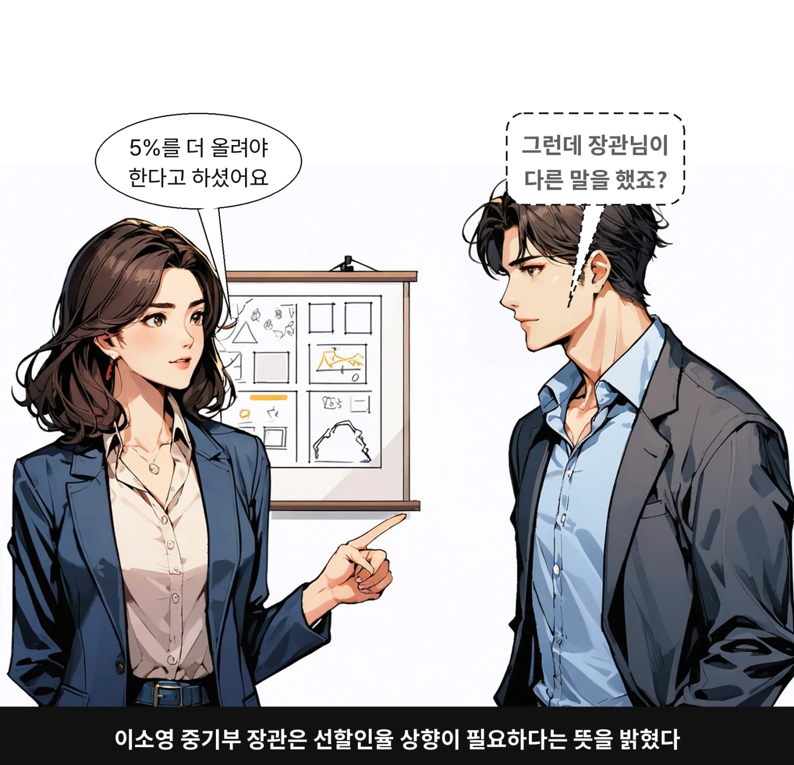 이소영 중기부 장관은 선할인율 상향이 필요하다는 뜻을 밝혔다