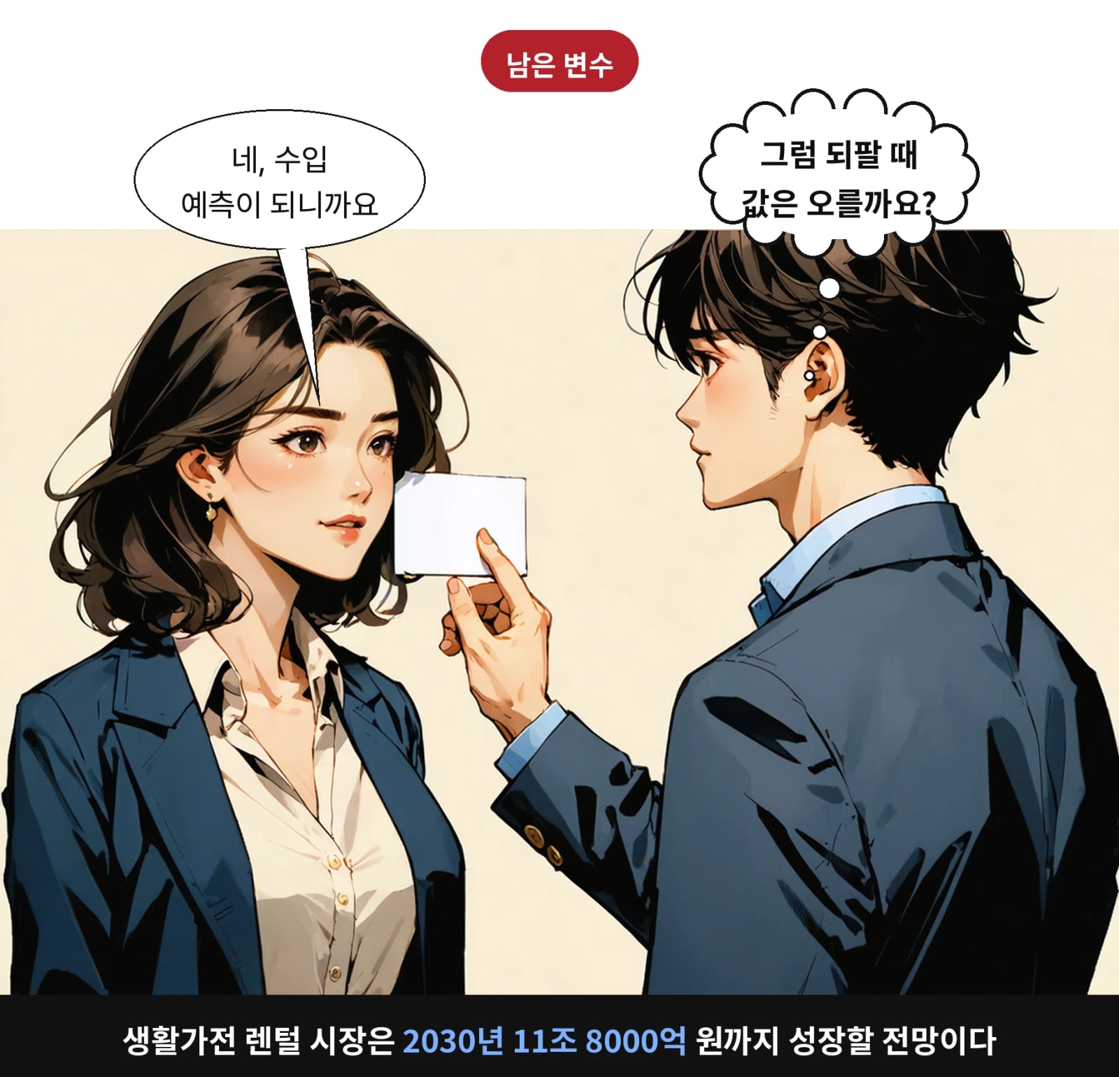 생활가전 렌털 시장은 2030년 11조 8000억 원까지 성장할 전망이다