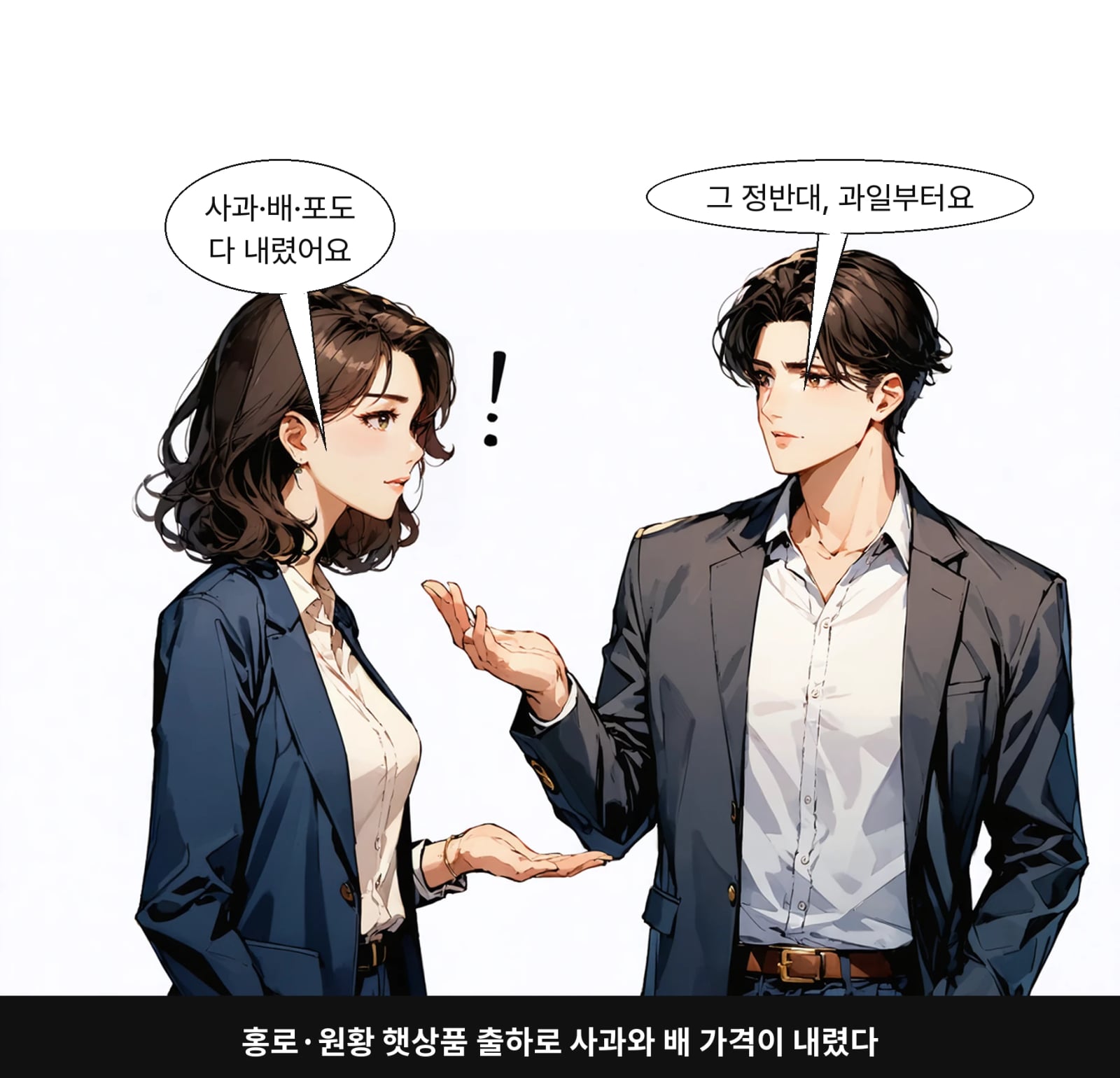 홍로·원황 햇상품 출하로 사과와 배 가격이 내렸다