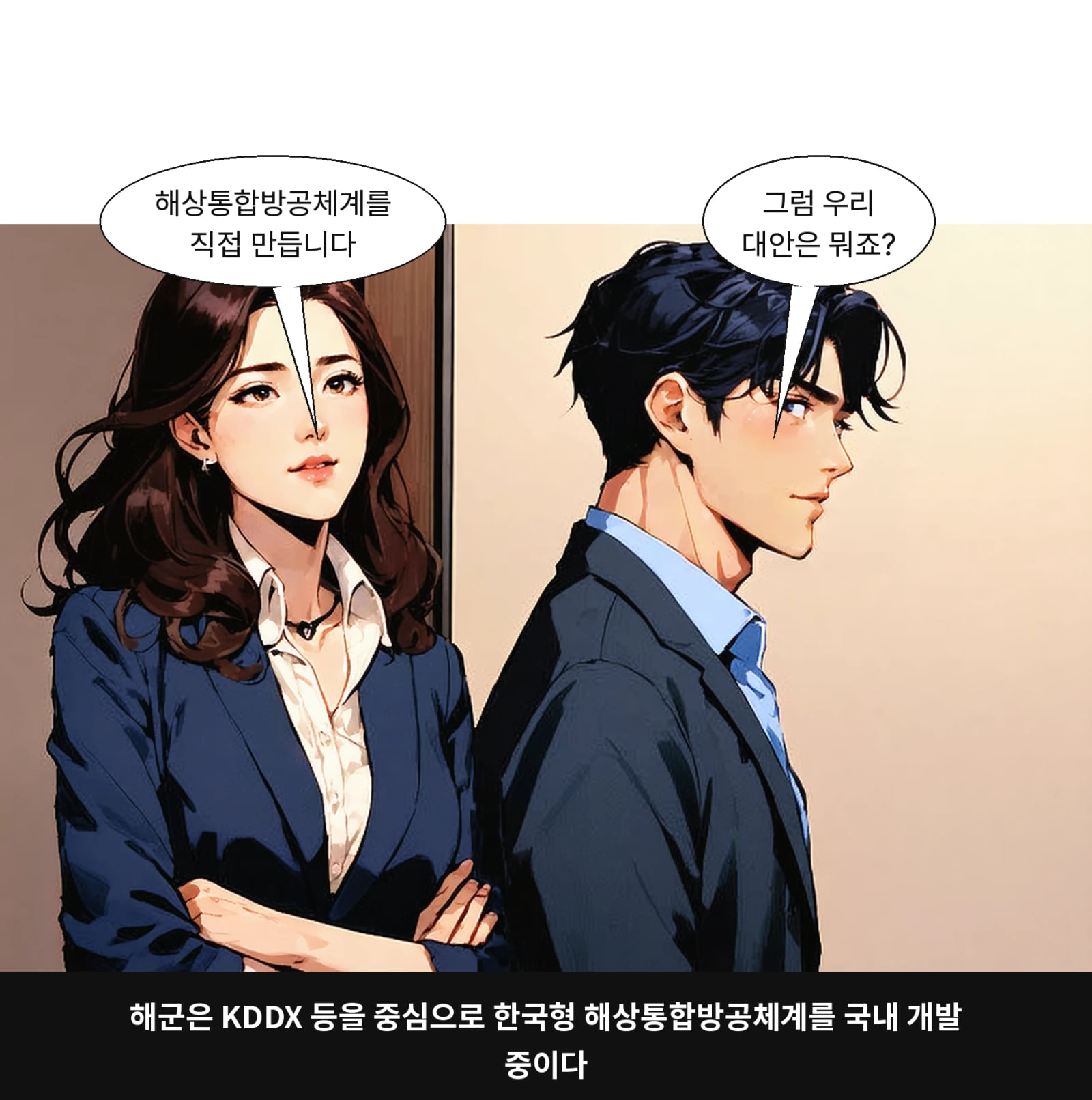 해군은 KDDX 등을 중심으로 한국형 해상통합방공체계를 국내 개발 중이다