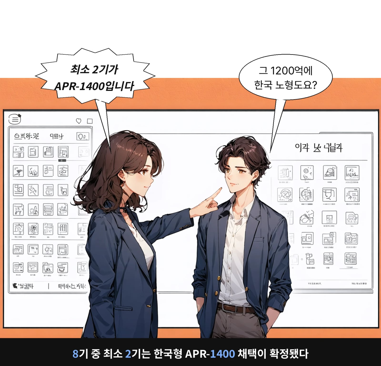 8기 중 최소 2기는 한국형 APR-1400 채택이 확정됐다
