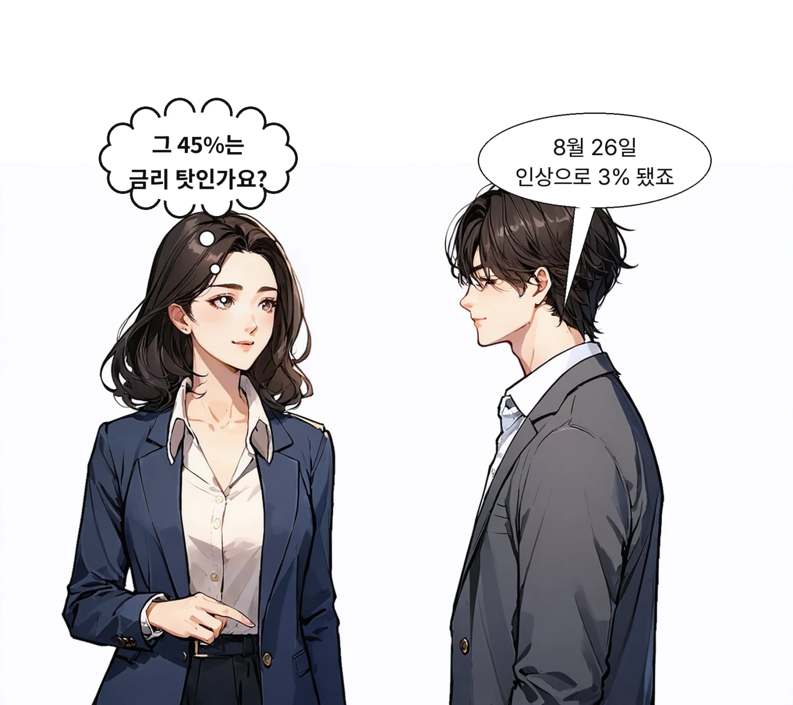 한은은 8월 26일 0.25%p 인상해 기준금리 3.00%가 됐다