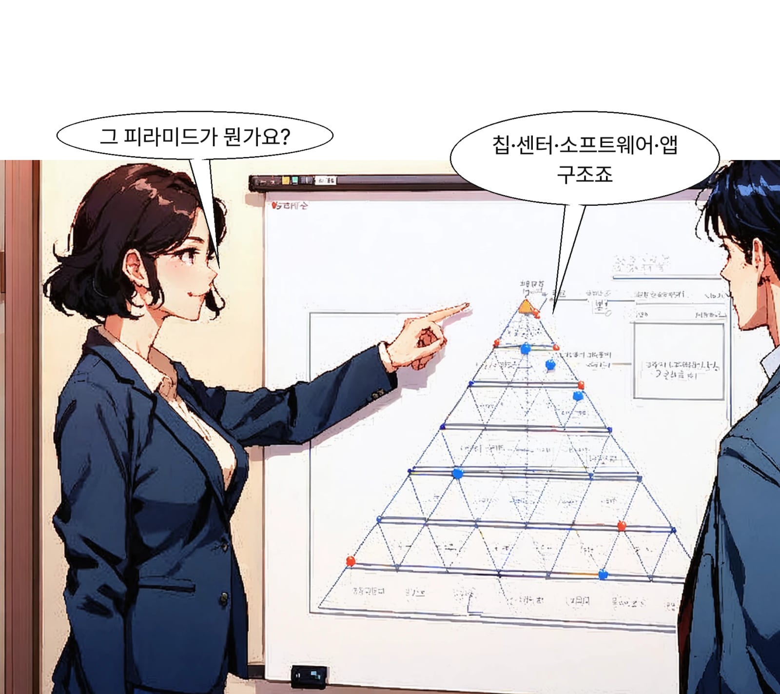 AI 지배구조는 반도체·데이터센터·소프트웨어·앱 피라미드다