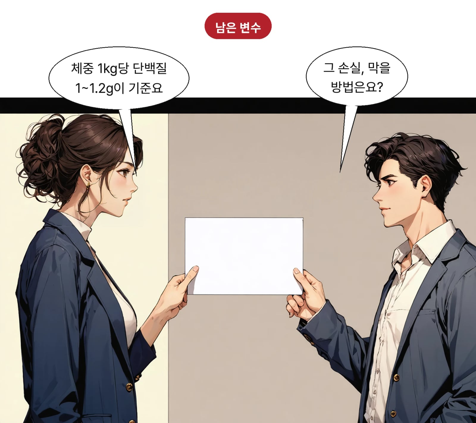 전문가들은 체중 1kg당 단백질 1~1.2g과 큰 근육 근력운동을 권고한다