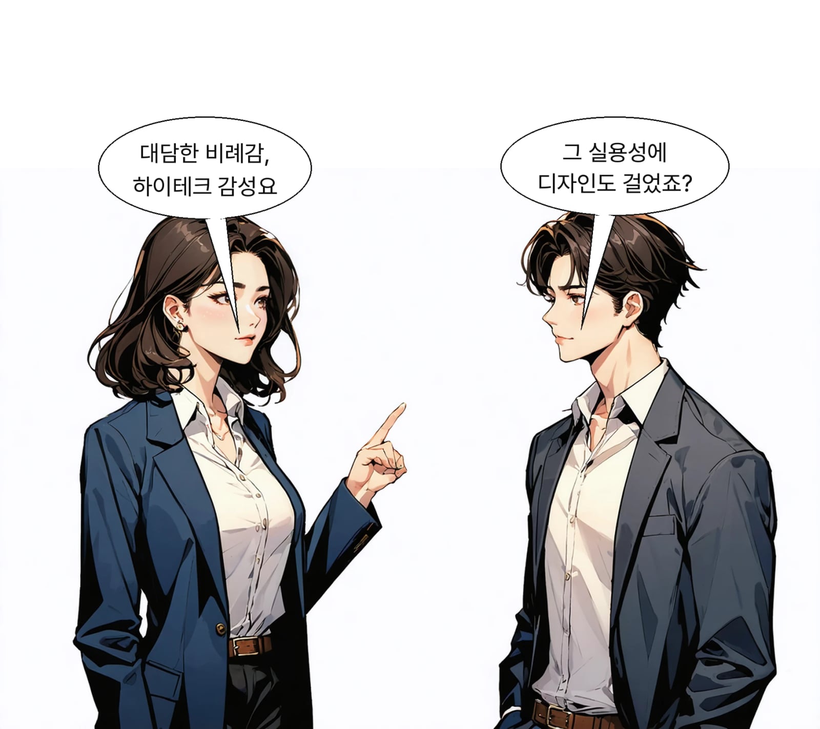 협회장은 신형 디자인이 대담한 비례감을 완성했다고 말했다