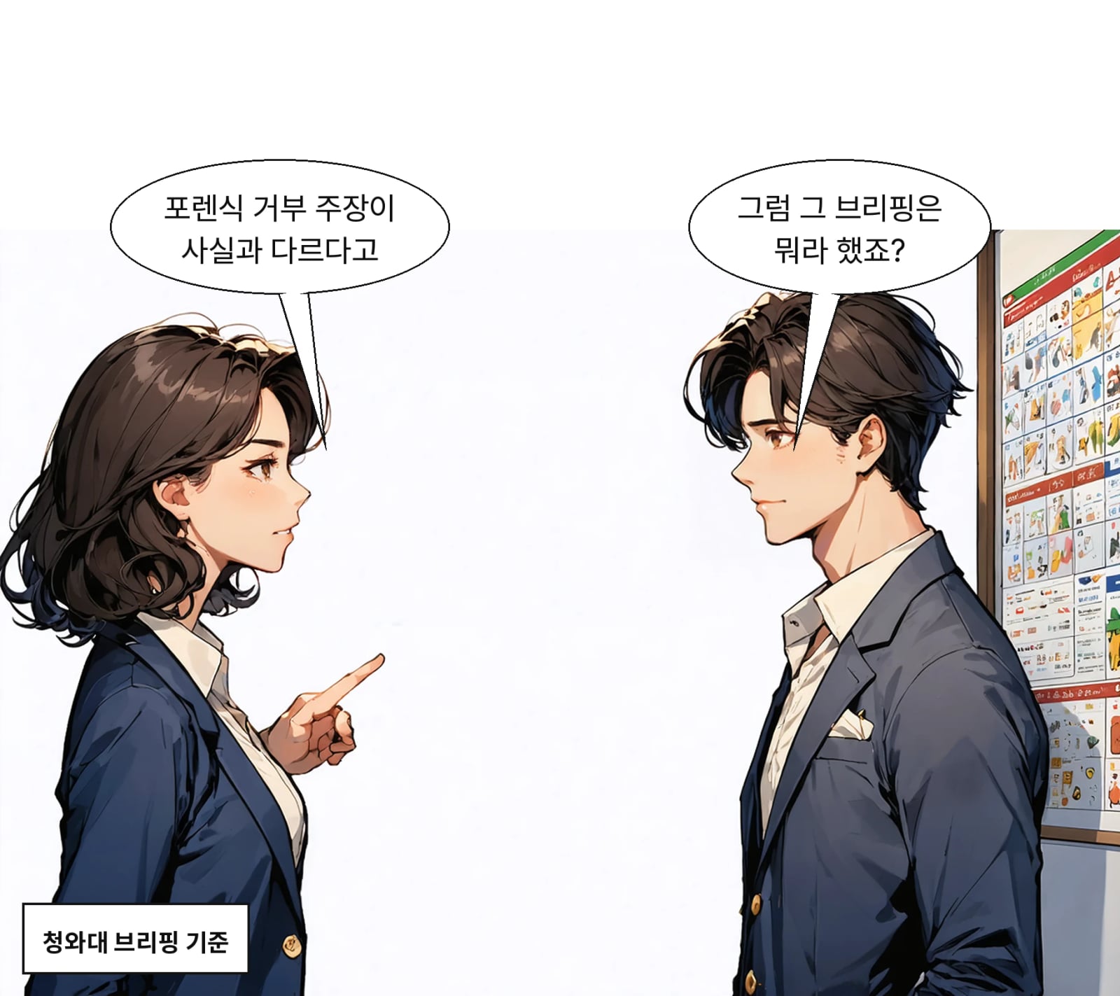 성기홍 홍보수석은 김 후보자의 포렌식 거부 주장이 사실과 다르다고 설명했다