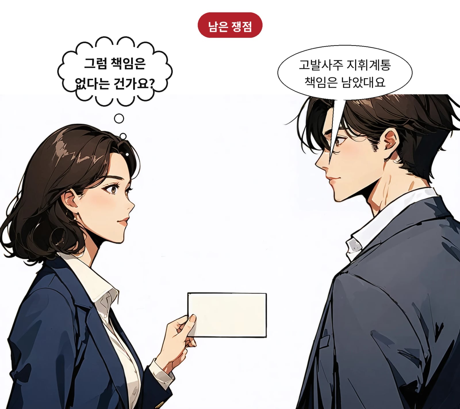 추 지사는 고발사주 사건 지휘계통 책임은 남아 있다고 주장했다