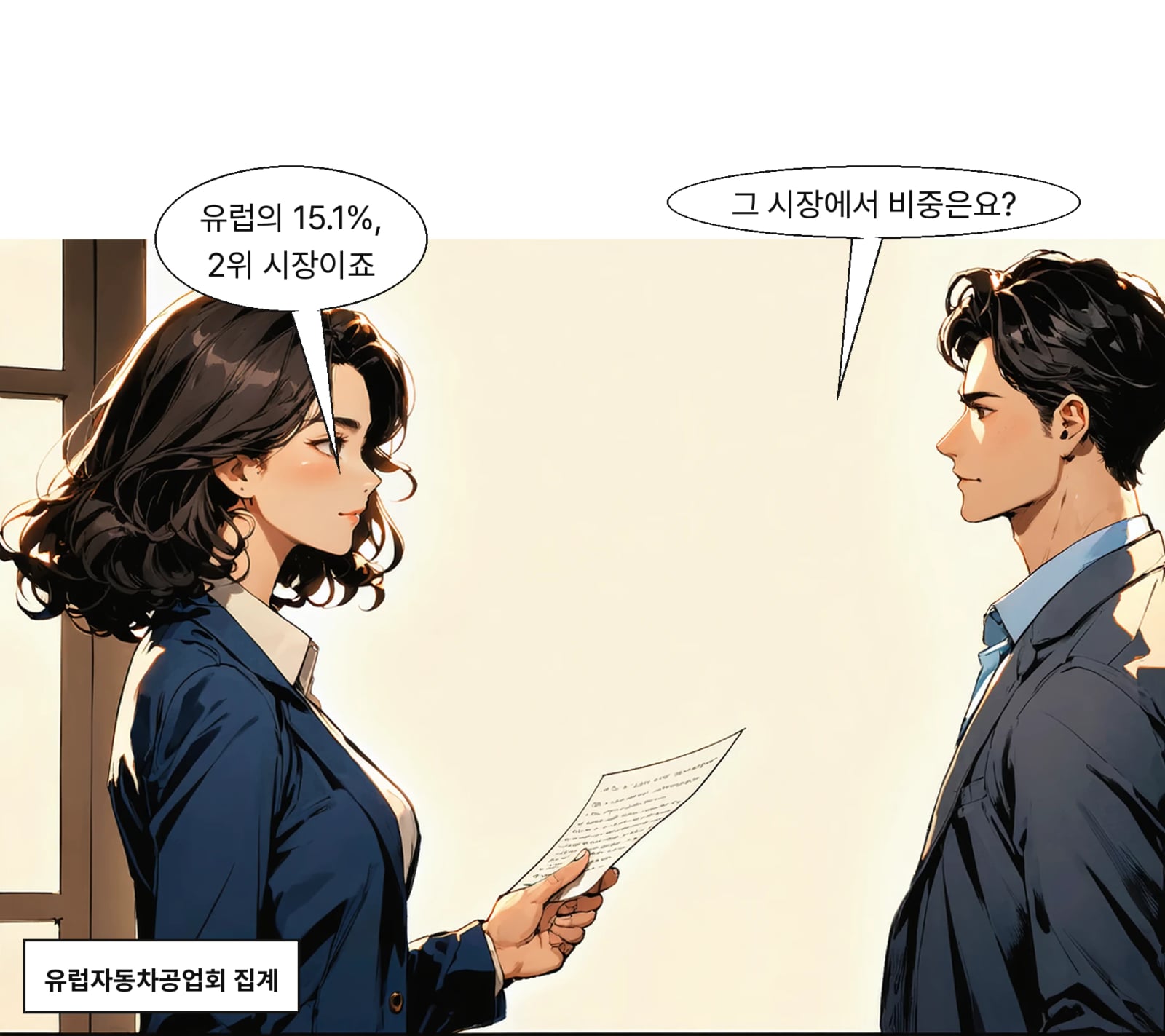 영국은 유럽 시장의 15.1%로, 독일 21.4%에 이어 2위 시장이다
