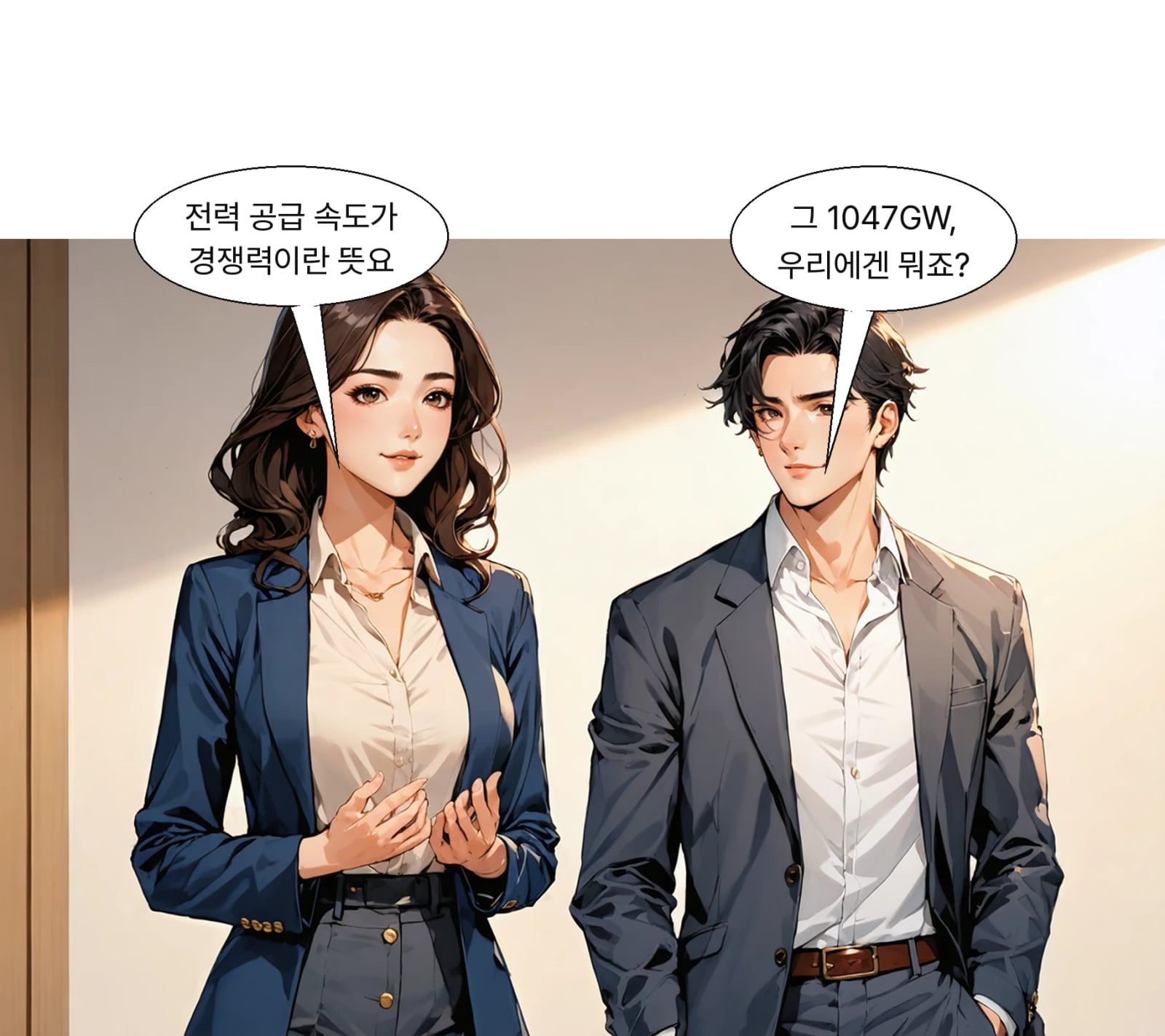 필자는 전력 공급 역량이 국가 AI 경쟁력을 결정한다고 봤다