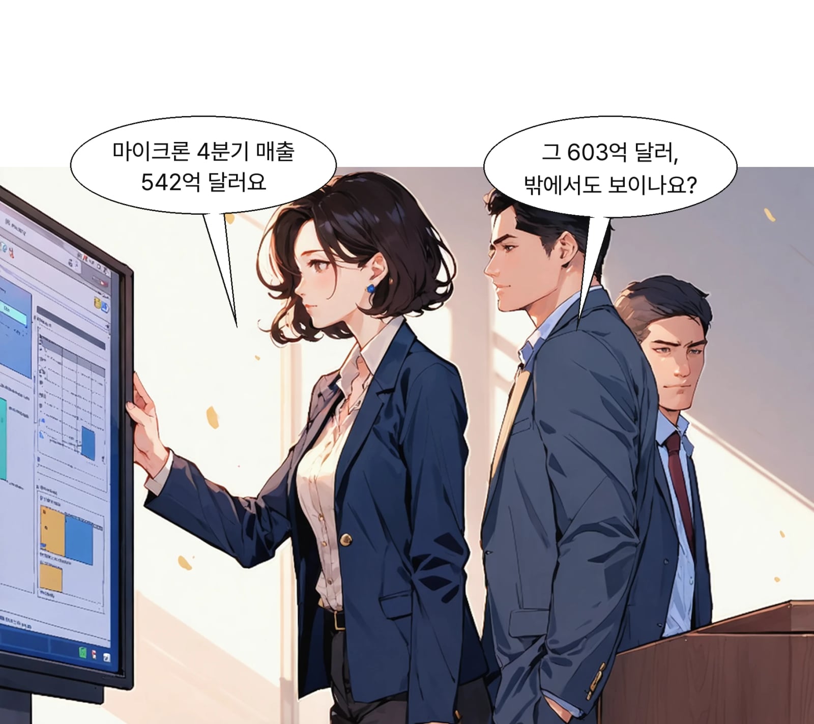 마이크론 2026회계연도 4분기 매출은 542억 3000만 달러였다