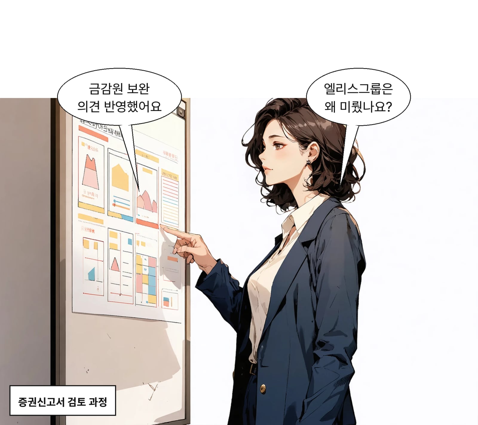 엘리스그룹은 금감원 보완 의견을 반영해 일정을 미뤘다