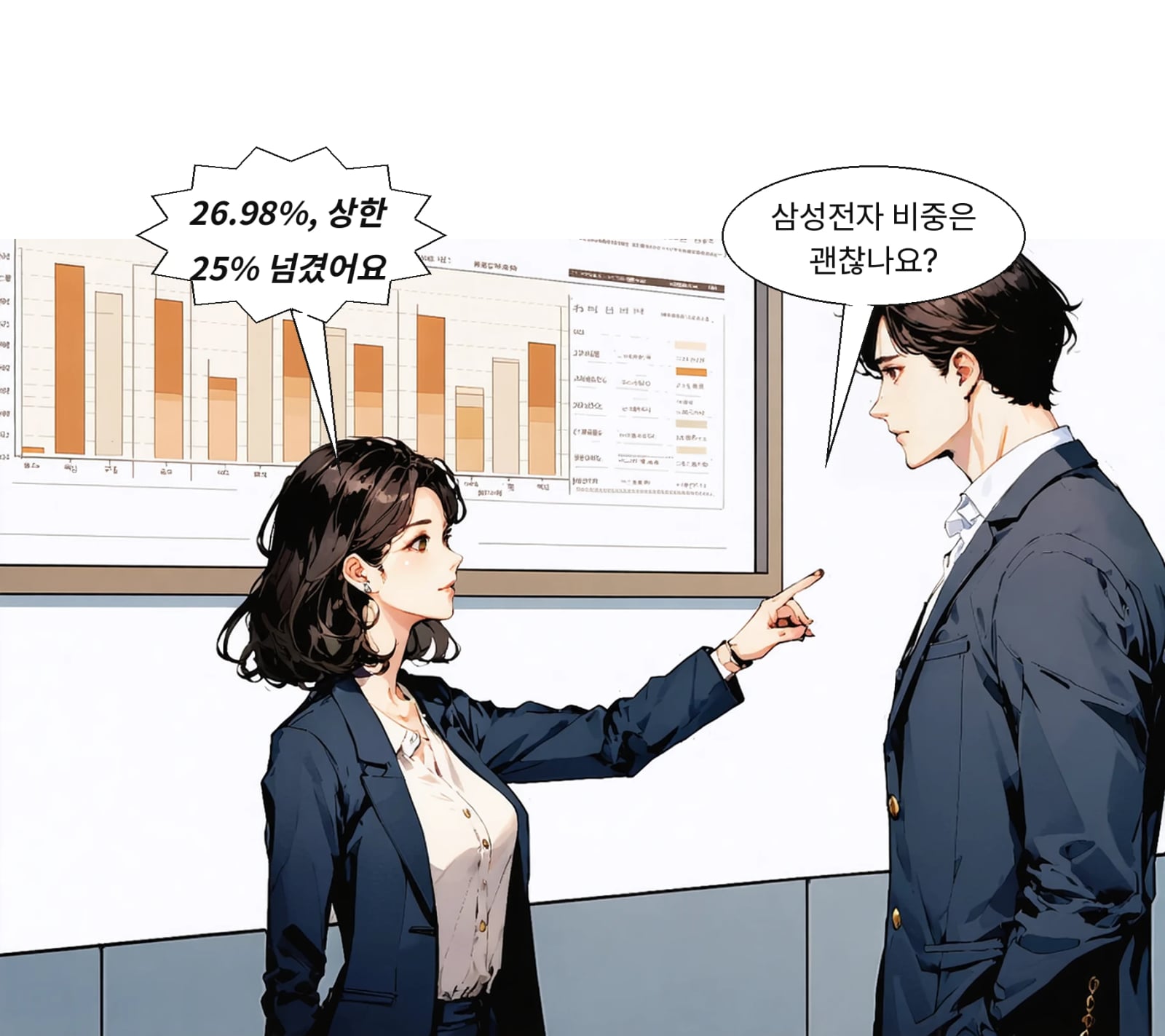 TIGER 반도체TOP10의 삼성전자 비중은 2일 26.98%로 상한을 1.98%p 초과했다