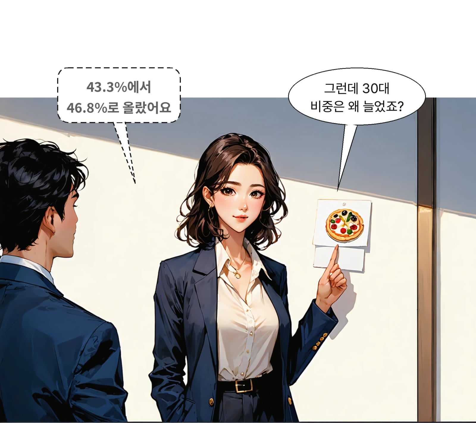 30대 비중은 43.3%에서 46.8%, 20대는 3.1%에서 7.9%로 올랐다