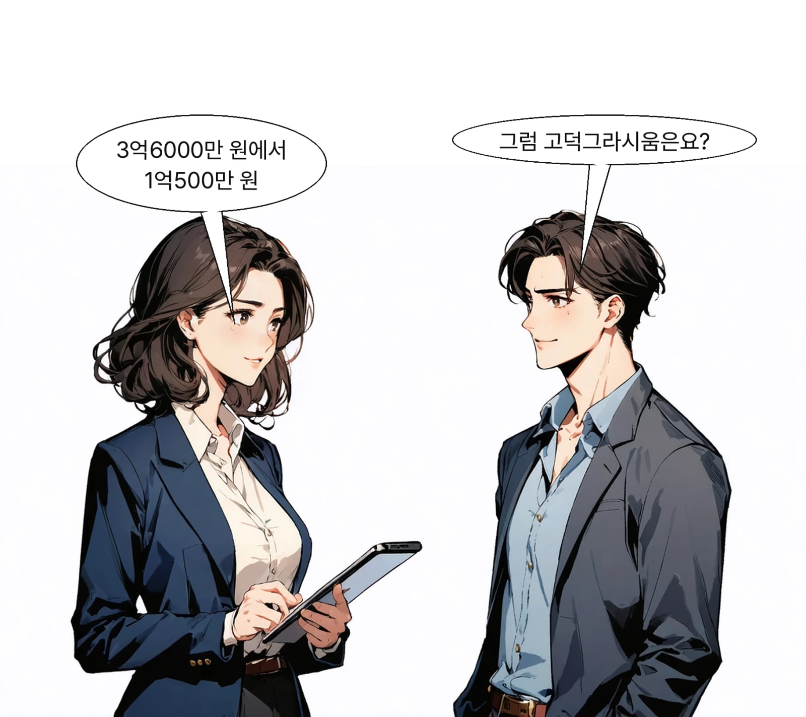 고덕그라시움 전세 격차는 1억500만 원으로 좁혀졌다