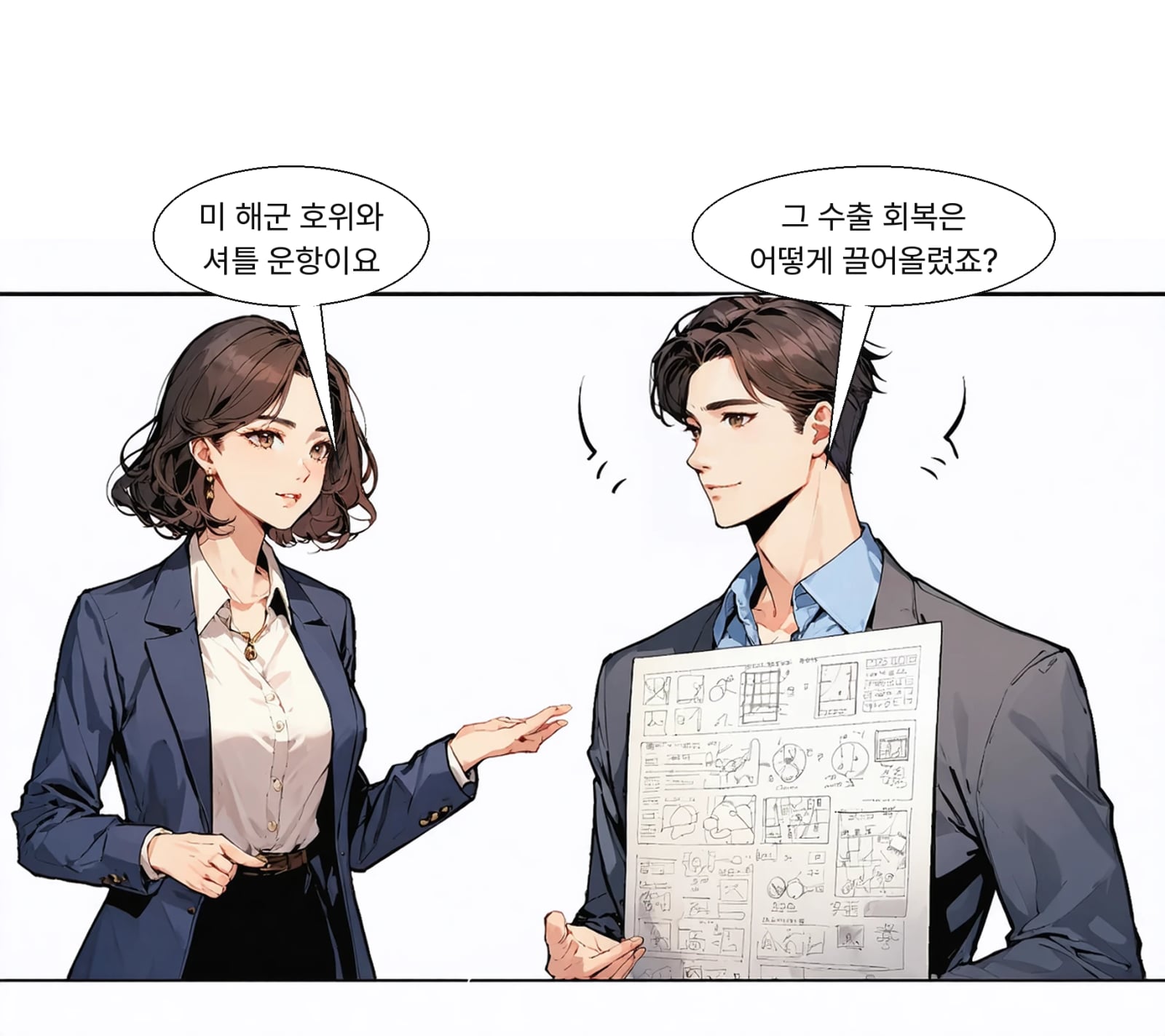 미 해군 호위 작전과 UAE 등의 셔틀 운항이 수송 회복 배경으로 꼽혔다