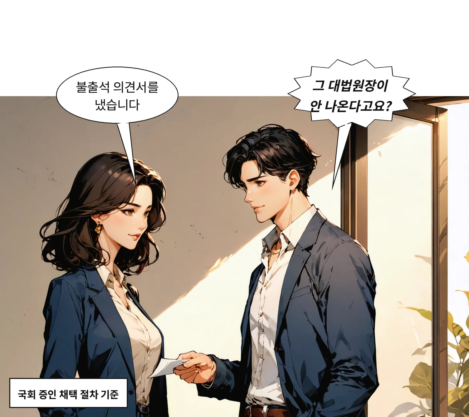 조희대 대법원장은 증인 불출석 의견서를 제출했다