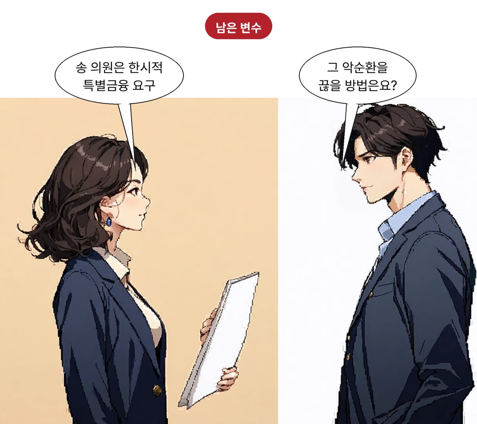 정부는 전수조사와 시장 침체는 별개라는 입장을 유지하고 있다