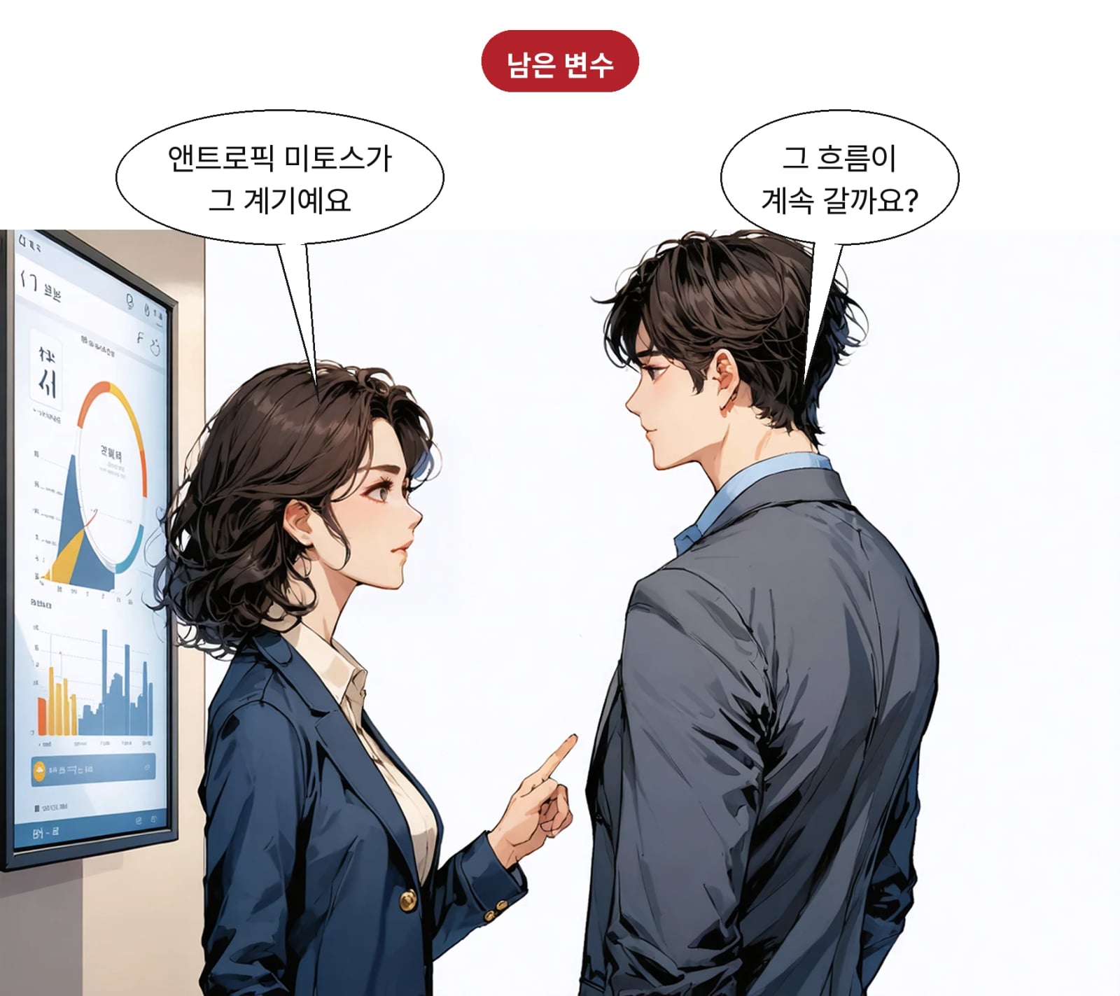 AI 방어 수단 필요성이 커졌고 주가 흐름 지속은 아직 미지수다