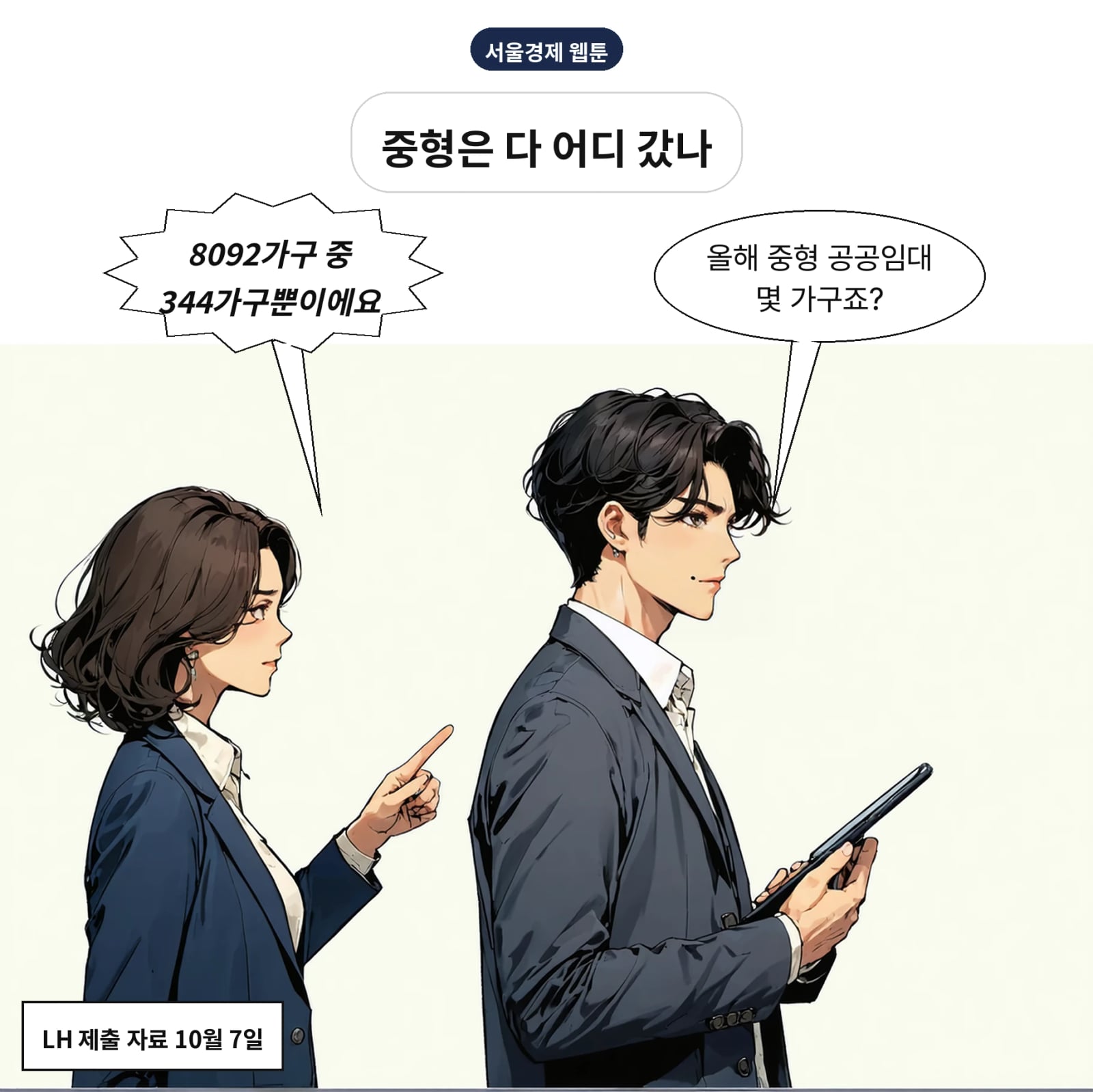 올 1~9월 착공 공공임대 8092가구 중 중형은 344가구다