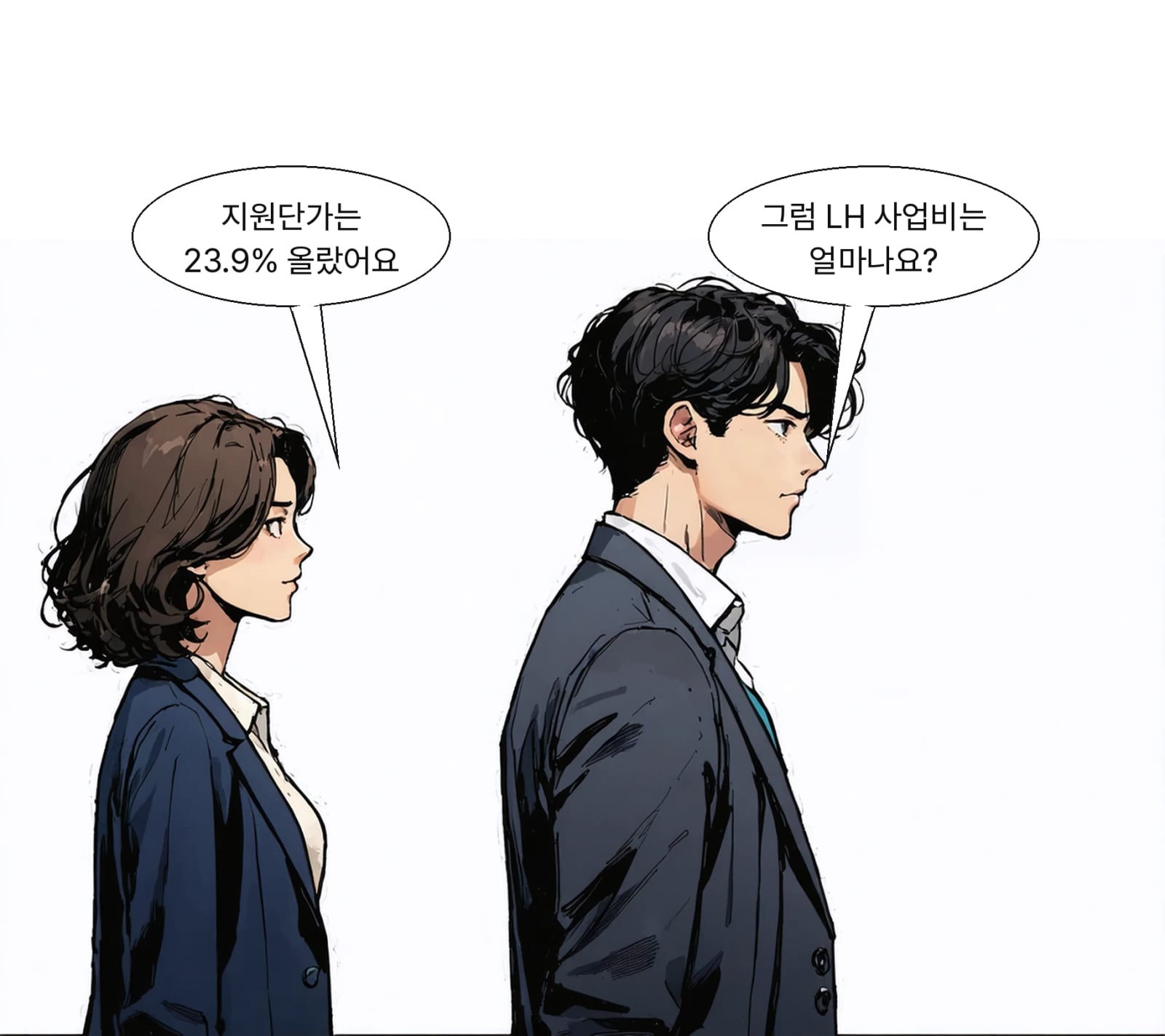 LH 사업비는 47.3% 올라 3.3㎡당 1821만 3000원이 됐다